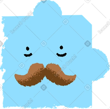 Puzzle face PNG, SVG