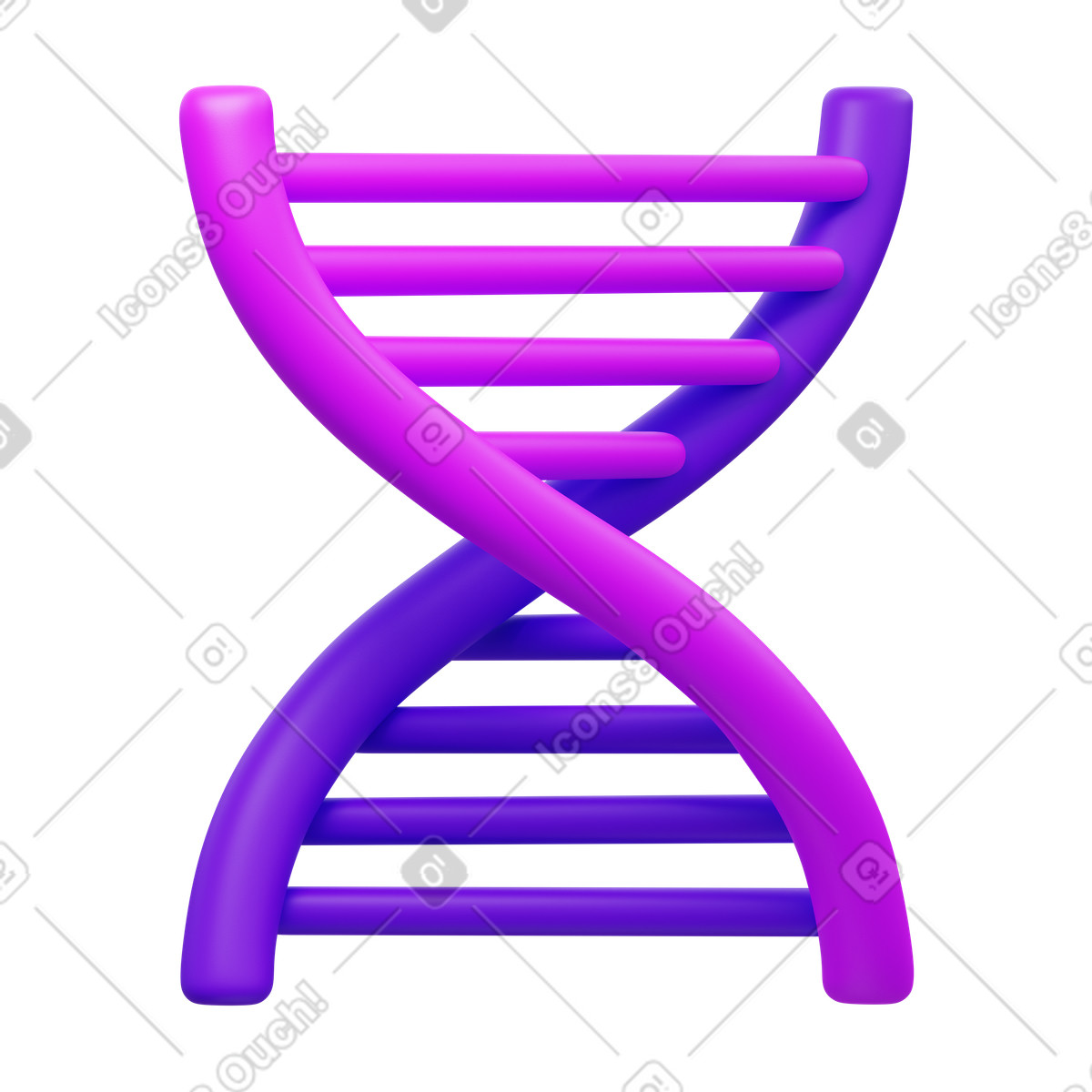 Biotech illustration showcasing DNA clipart images available in high-quality GIF and PNG