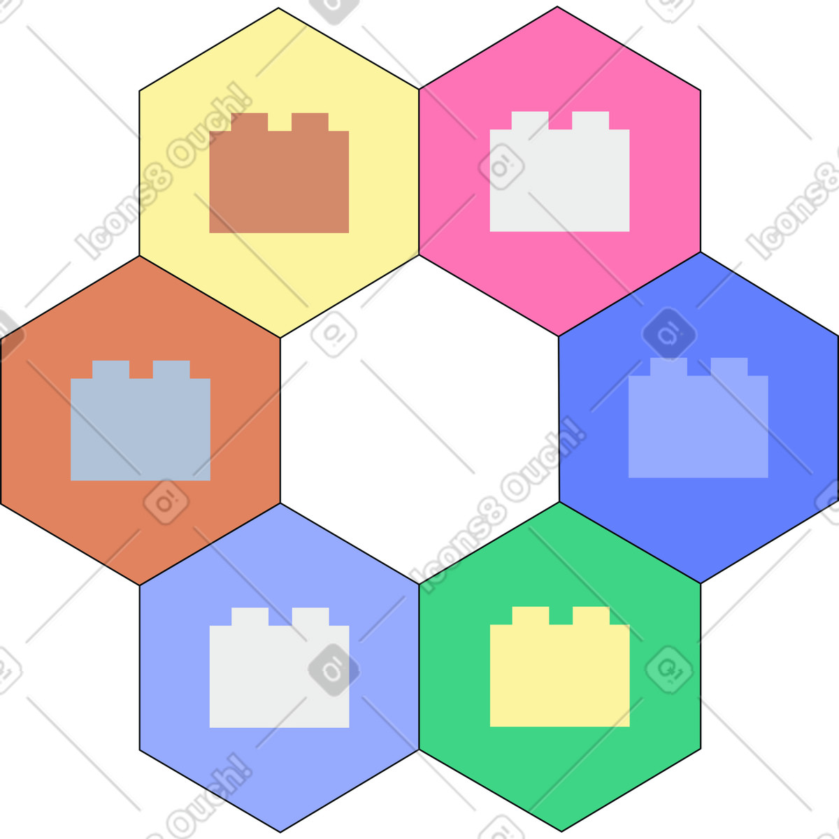 Plugin architecture illustration in PNG, SVG