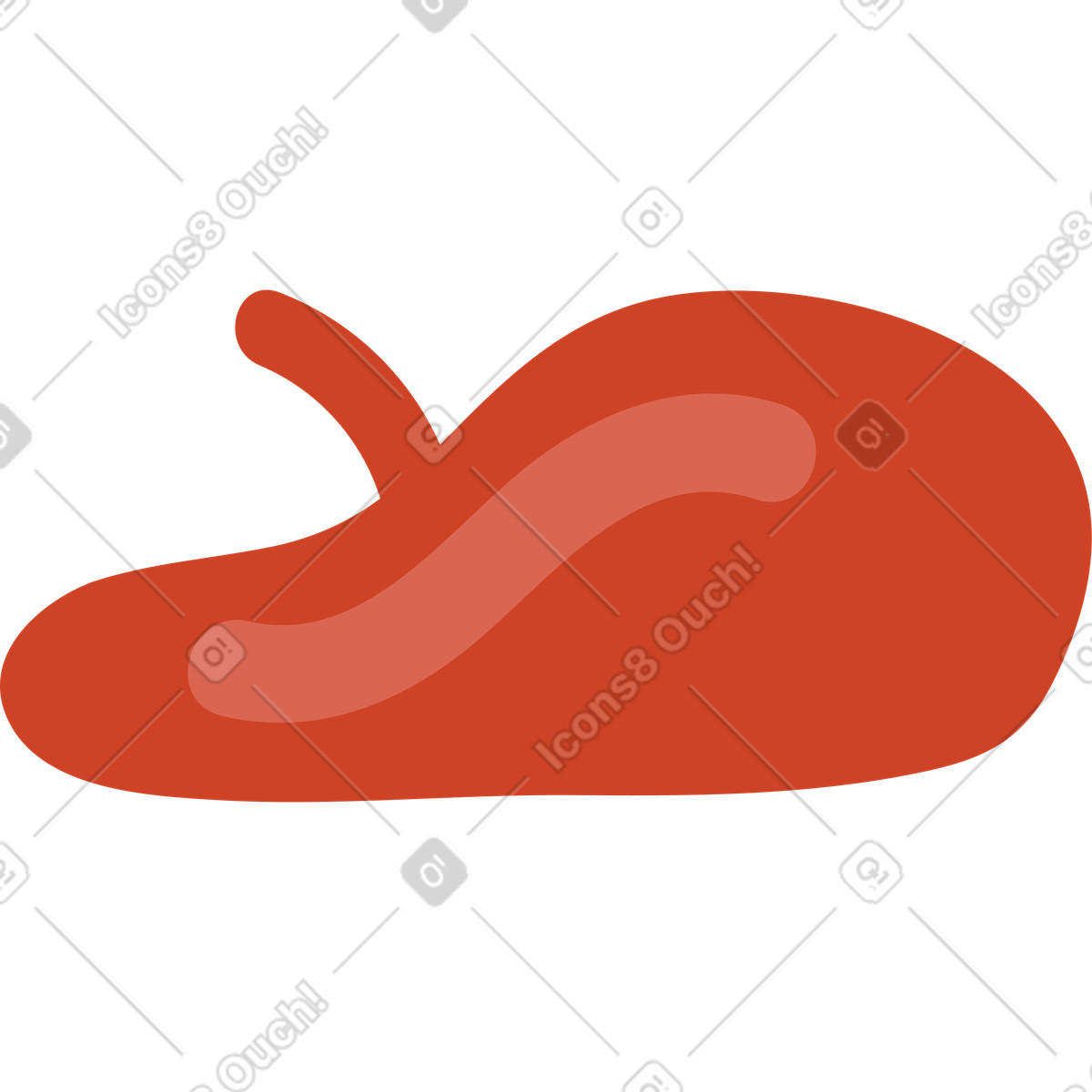 Ilustración Boina en estilo Arabica a descargar en PNG y SVG