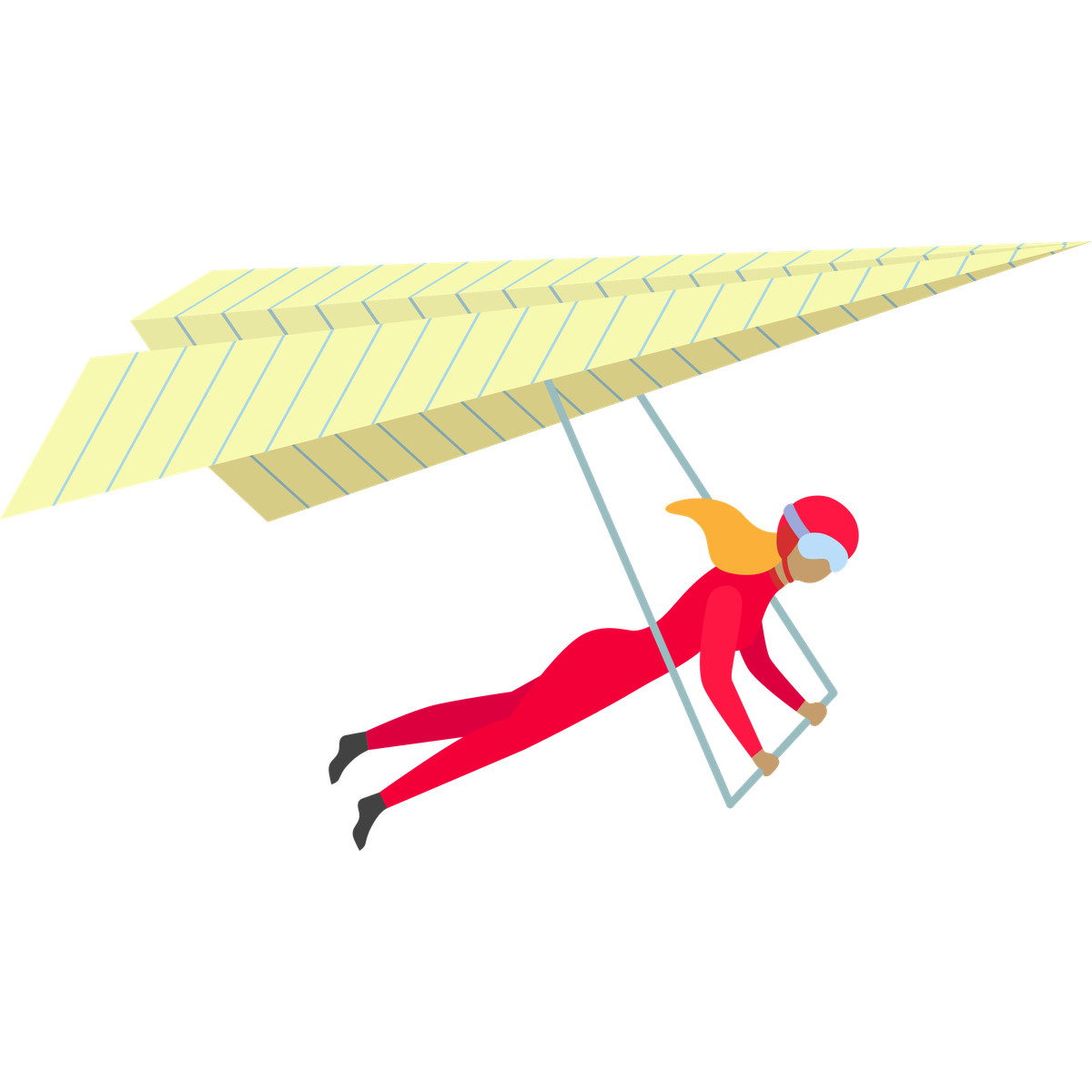 Иллюстрация Girl with paraglider в стиле Fogg — скачать в форматах PNG, SVG