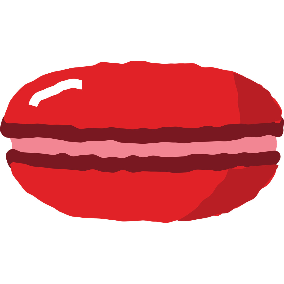 Ilustración Macarons en estilo Cherry a descargar en PNG y SVG