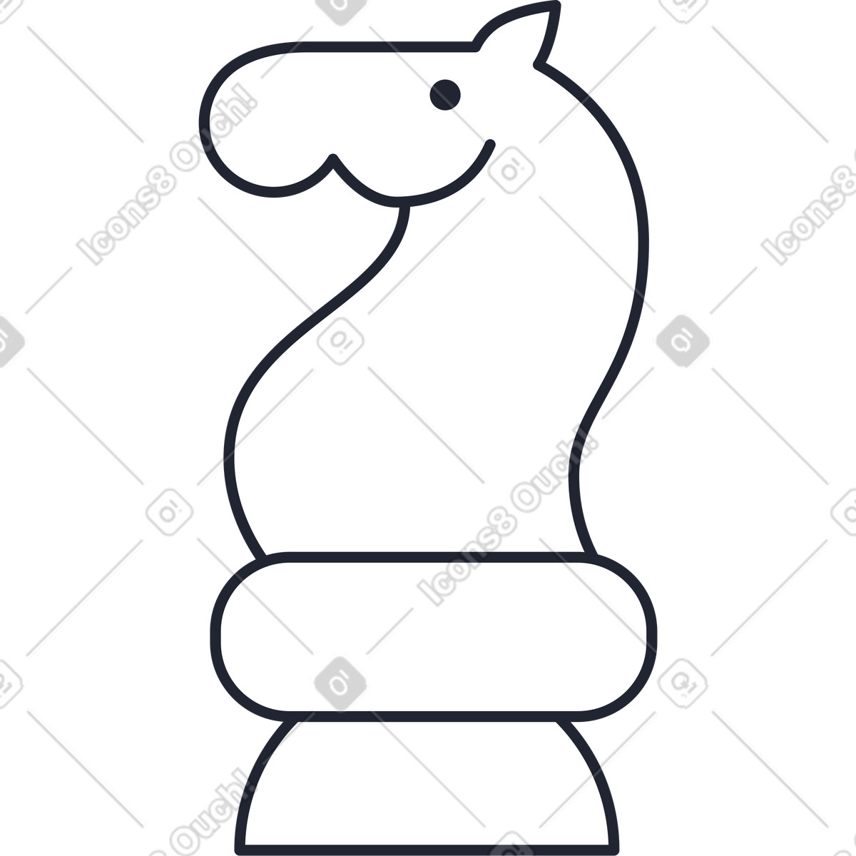 Illustration Chevalier dans le style Pablita à télécharger aux formats PNG, SVG