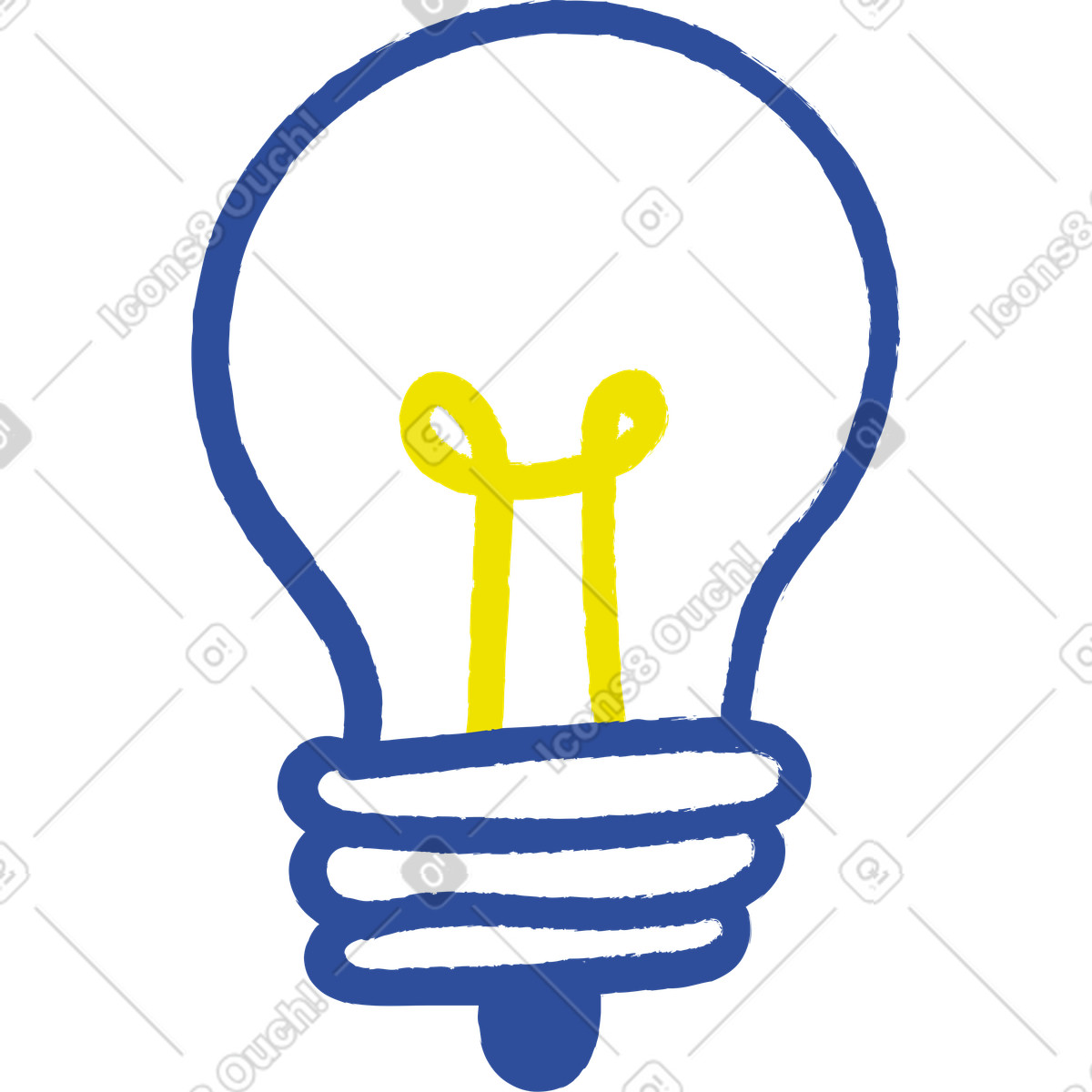 Ilustração de Lâmpada em no estilo Lime para baixar em PNG, SVG