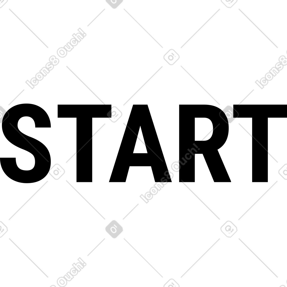 Starttext-Illustration im Memphis-Stil als Download in PNG, SVG