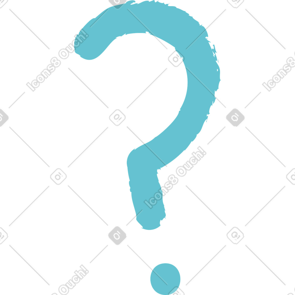 Illustration Point d'interrogation dans le style Lime à télécharger aux formats PNG, SVG