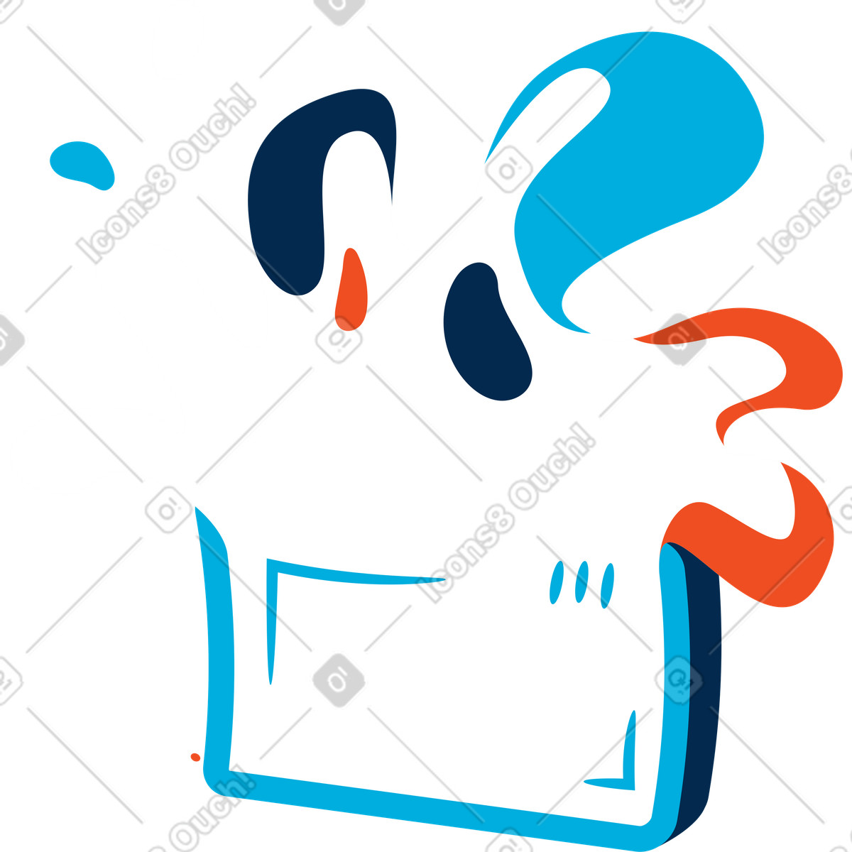 Grafiktablet-Illustration im Flame-Stil als Download in PNG, SVG