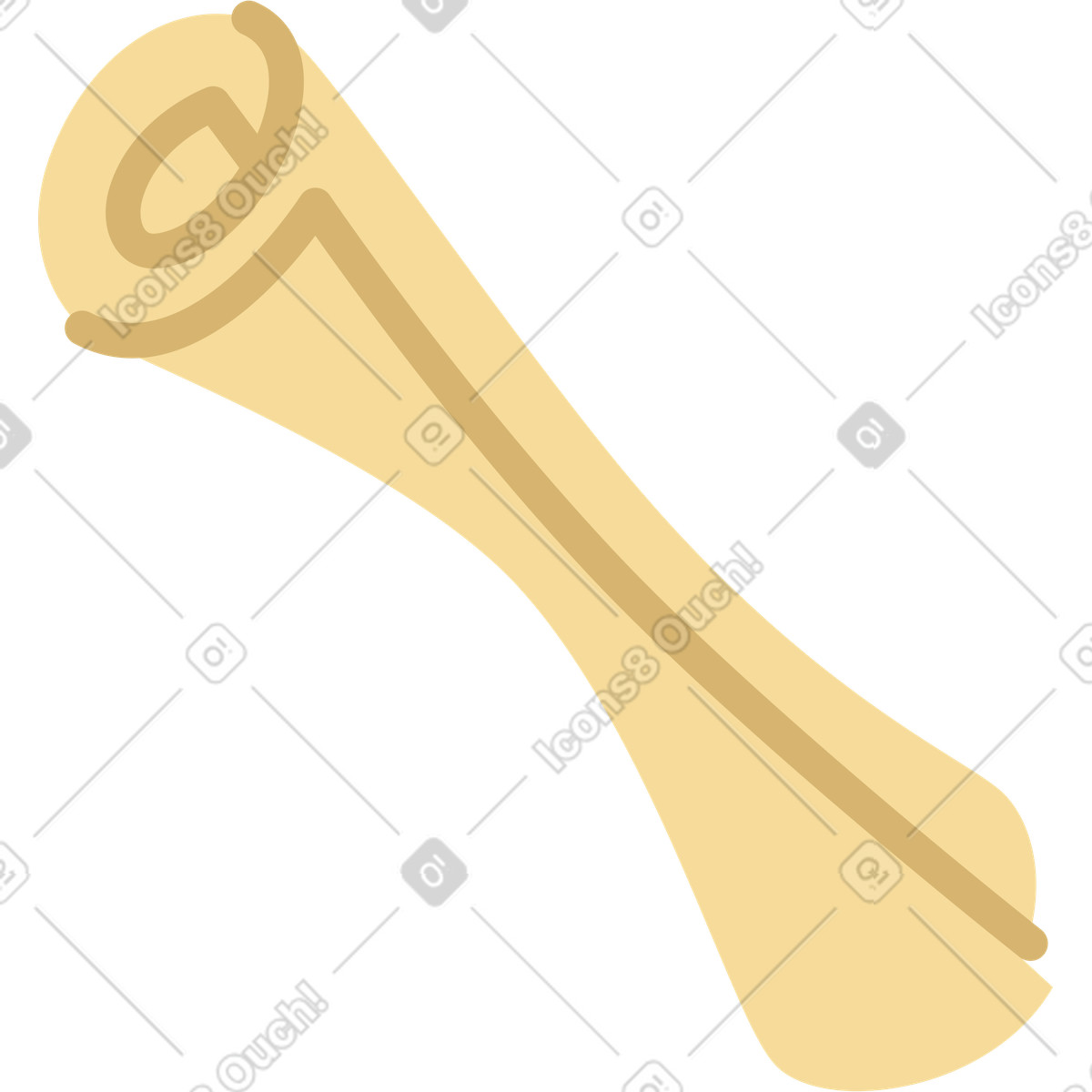 Scroll illustration in Active style download in PNG, SVG