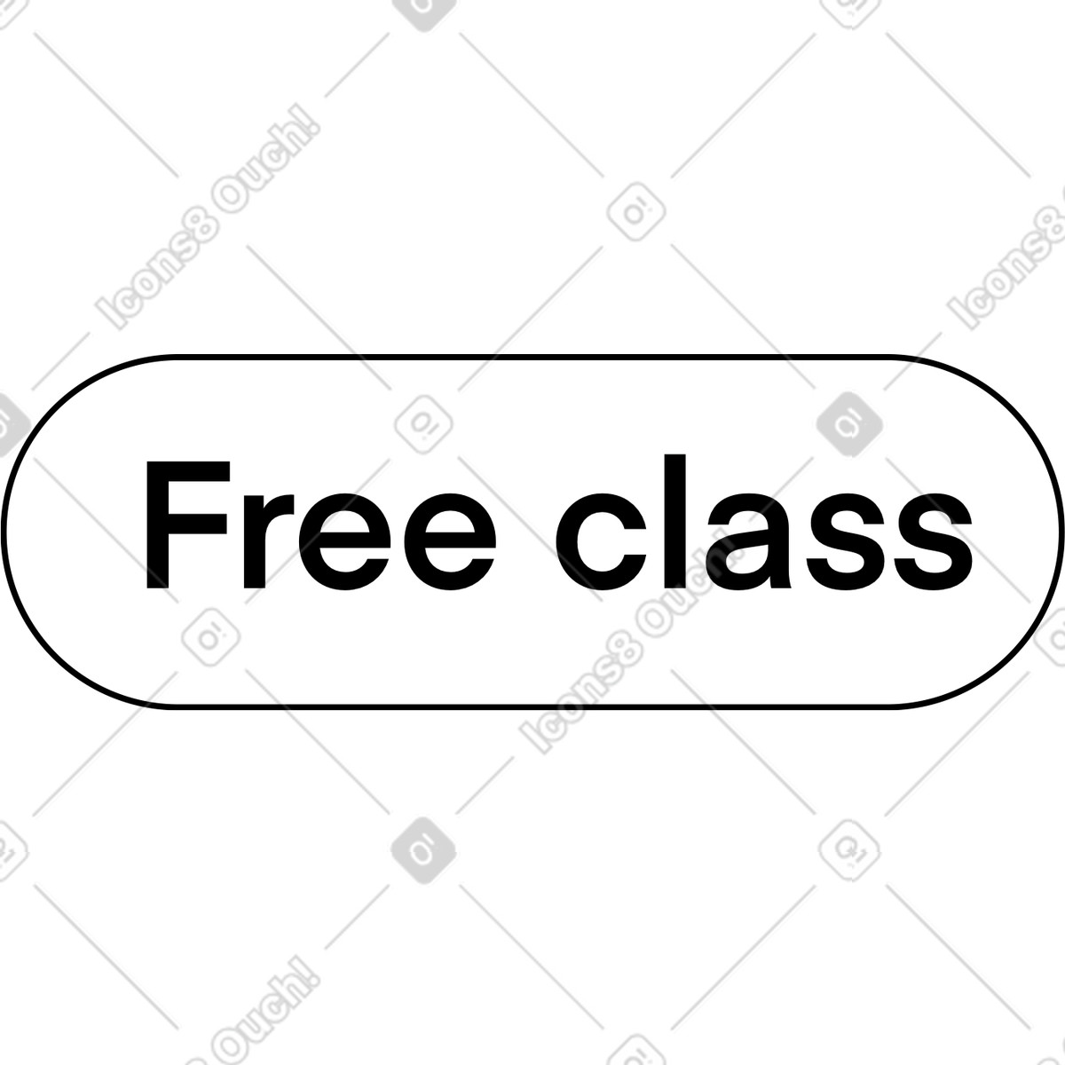 Ilustración Clase gratis en estilo Print a descargar en PNG y SVG