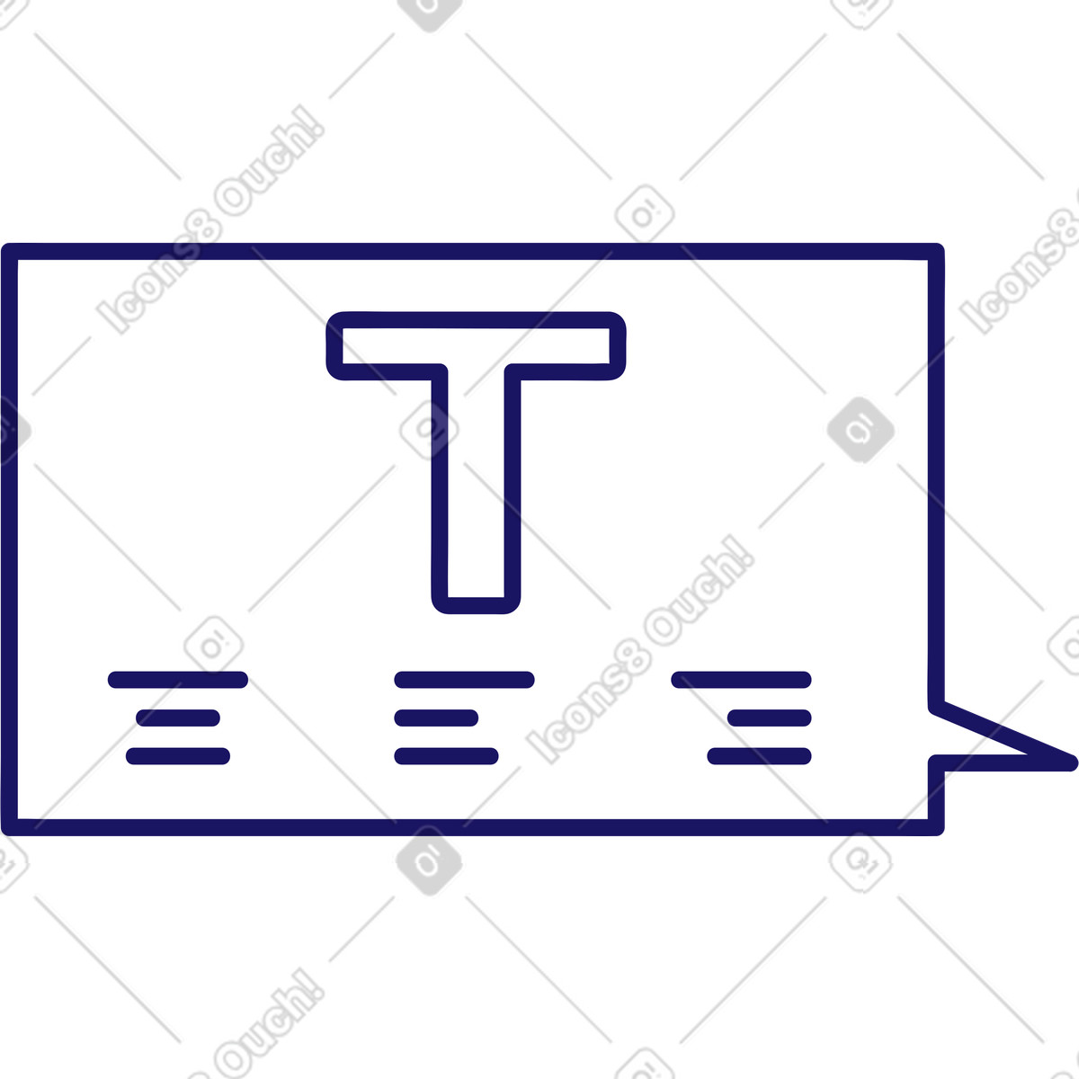 Ilustração de Ferramenta texto para um programa gráfico em no estilo Matey baixar em PNG, SVG
