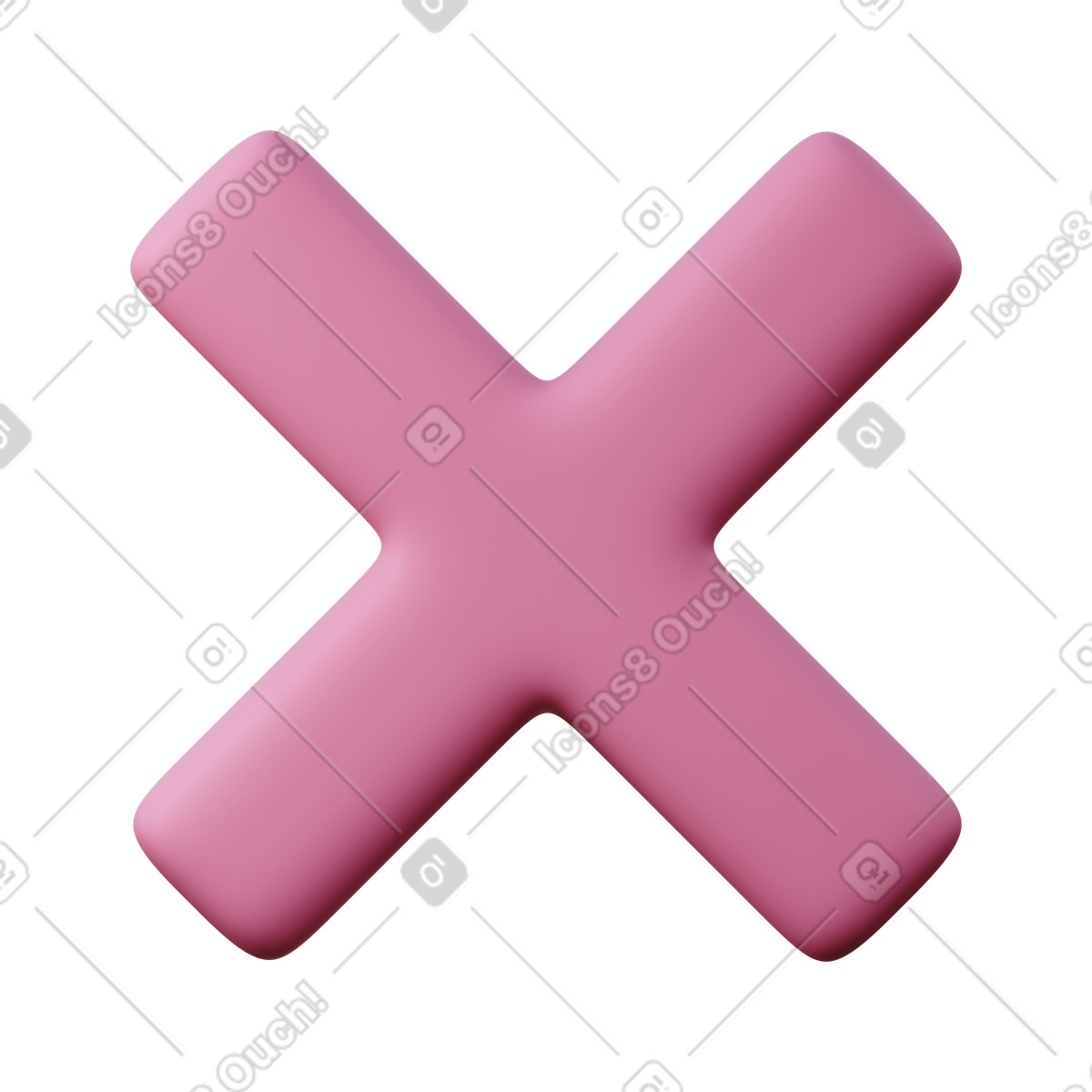 Close illustrazione in stile 3D Sugary scarica in PNG, SVG