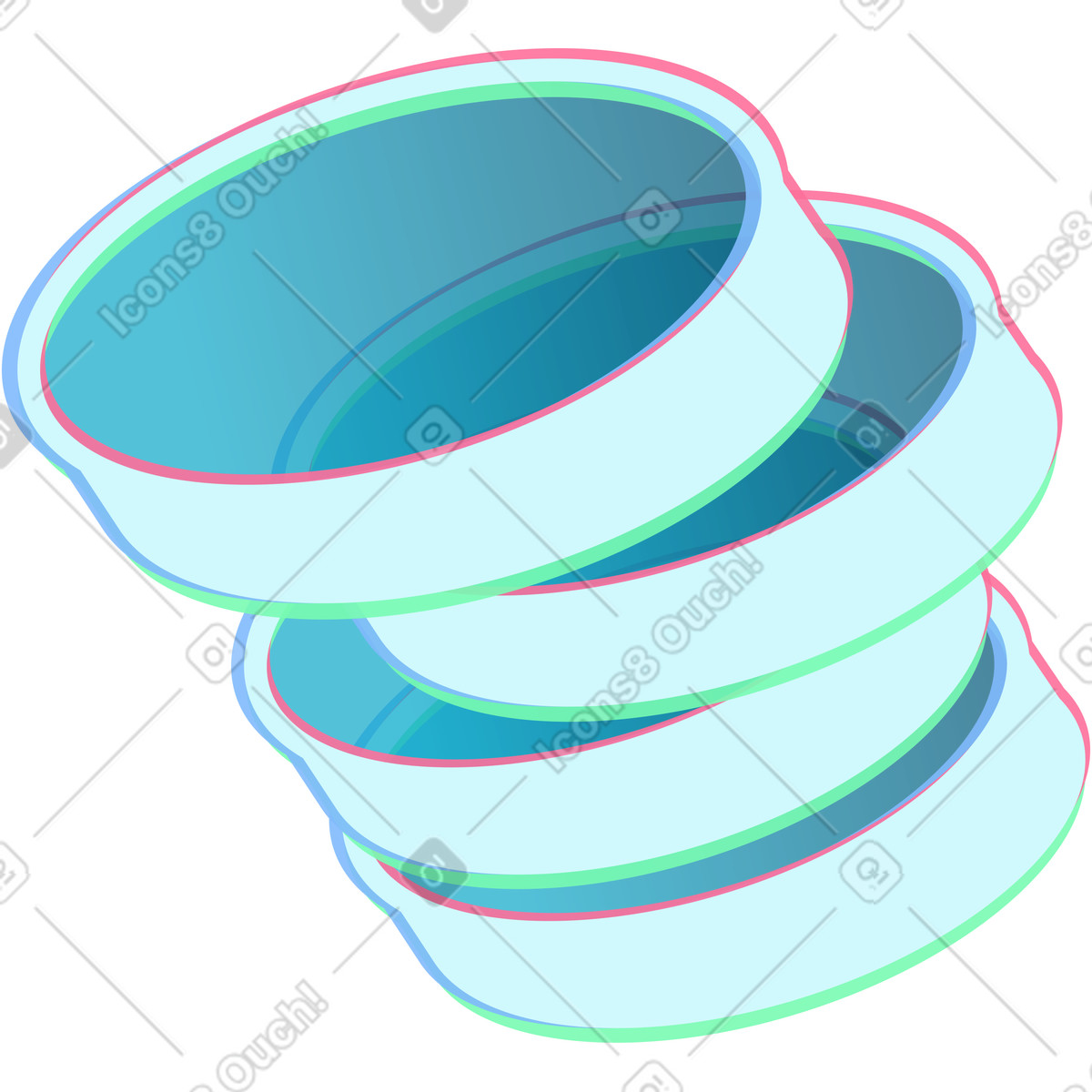 Ilustração de Pilha moedas em no estilo Neon para baixar em PNG, SVG