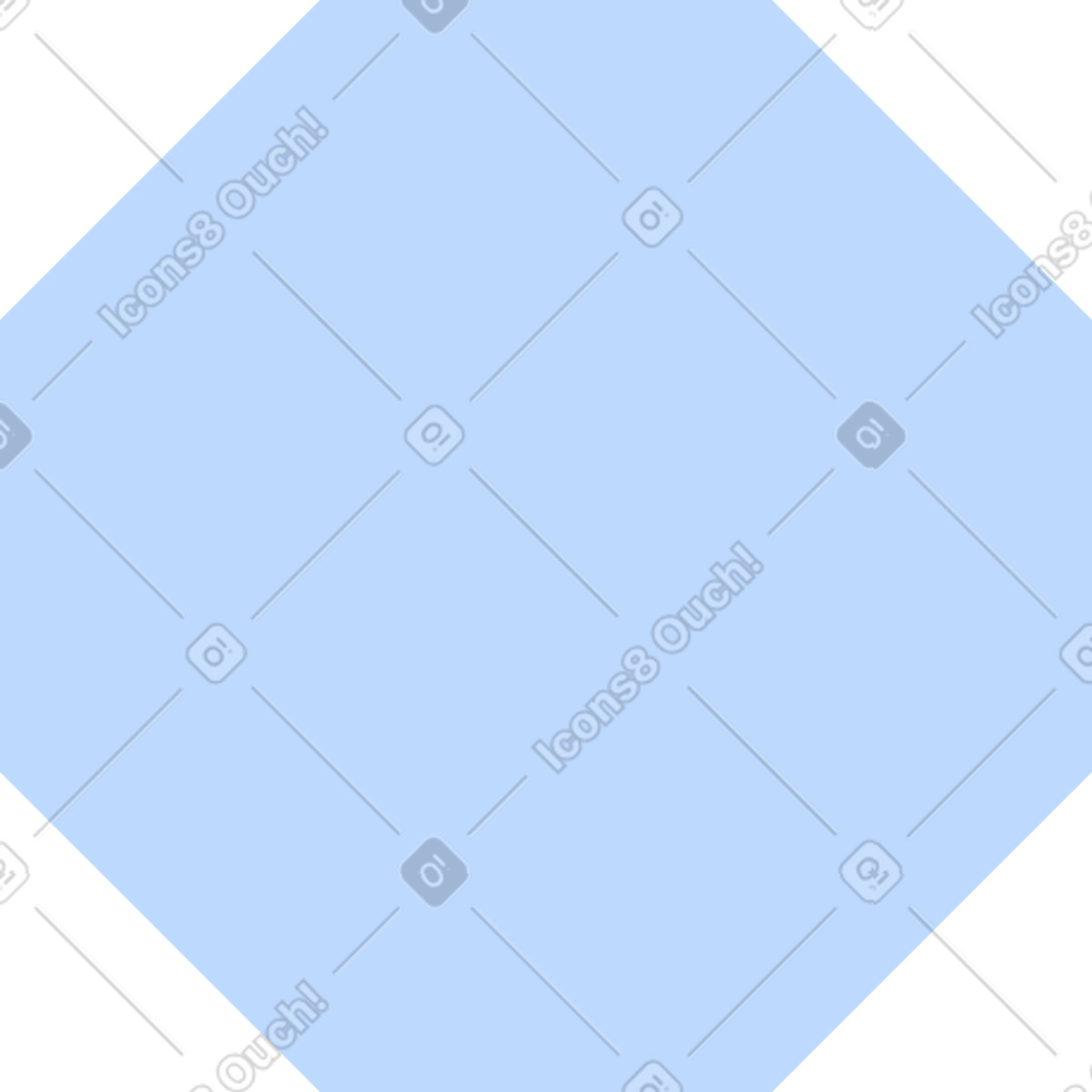 Ilustración Blue octagon en estilo Marginalia a descargar en PNG y SVG