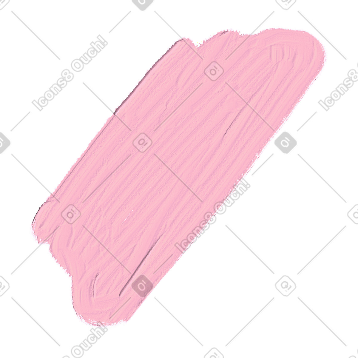 Pink paint smear illustration in Scrapbooking style download in PNG, SVG