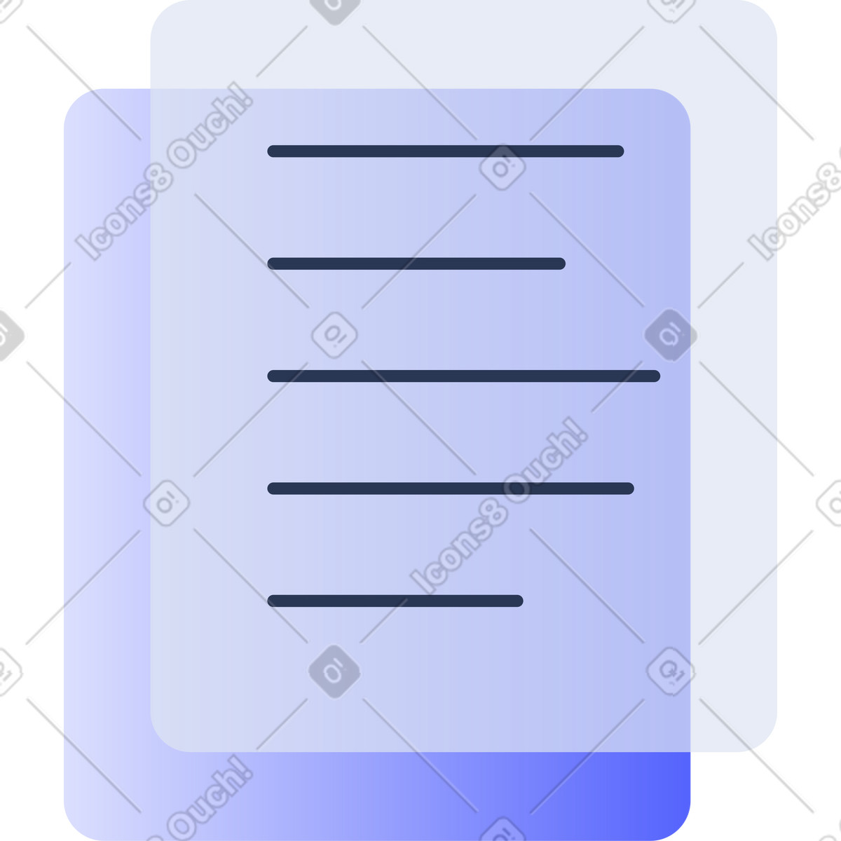 Documents illustration in PNG, SVG