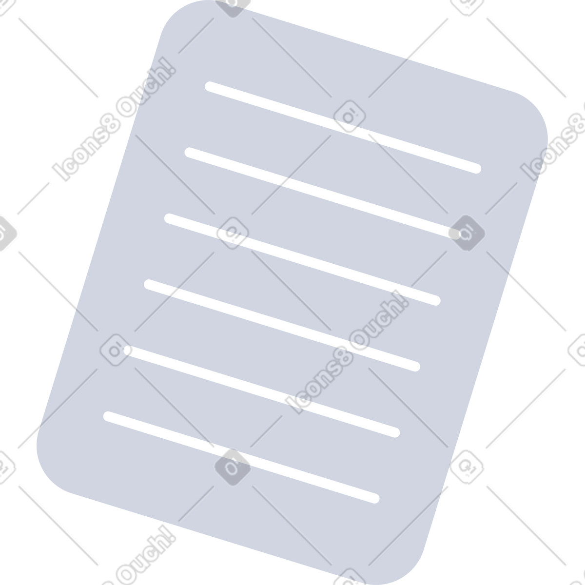 Document illustration in PNG, SVG