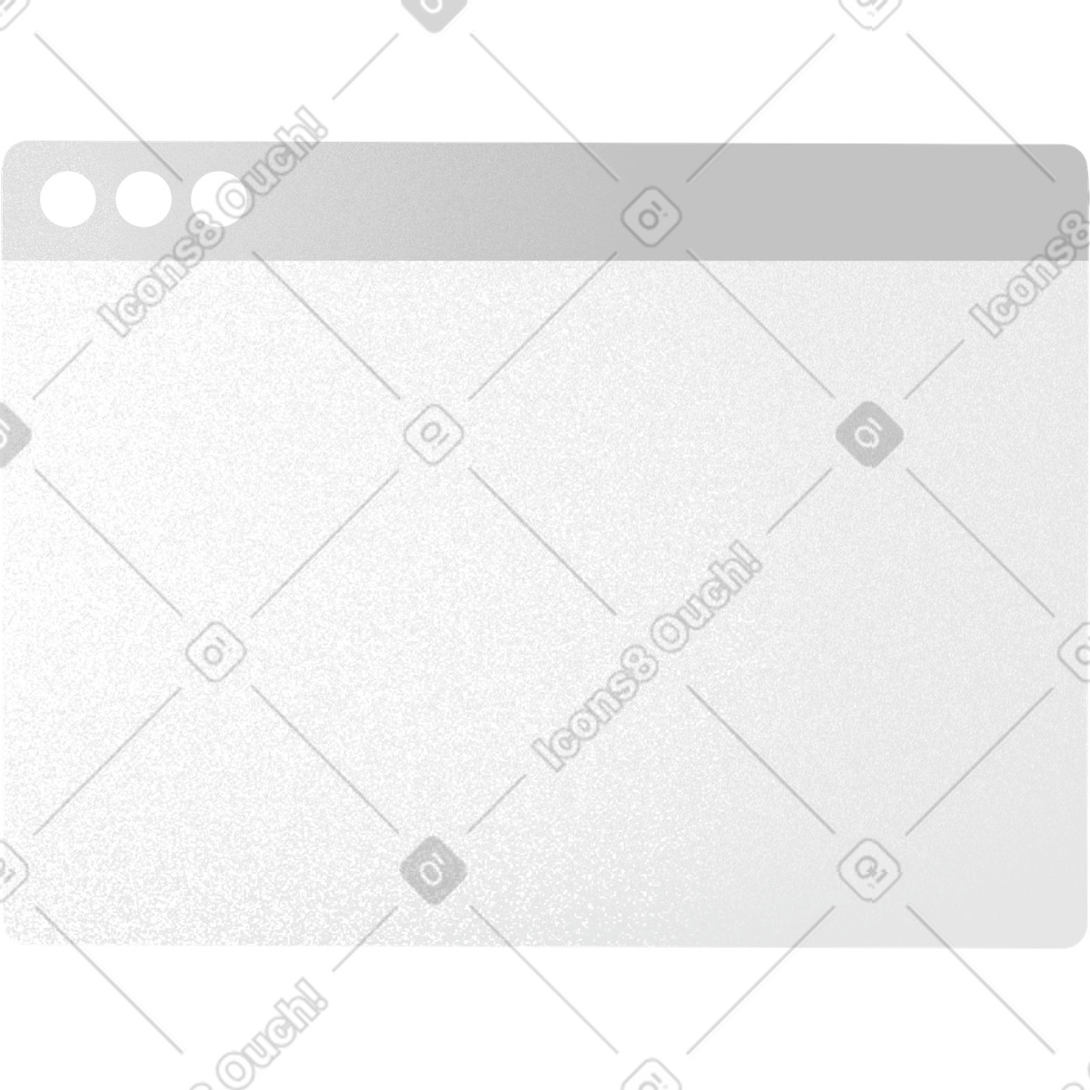 Illustration Fenêtre grise du navigateur dans le style Joy à télécharger aux formats PNG, SVG