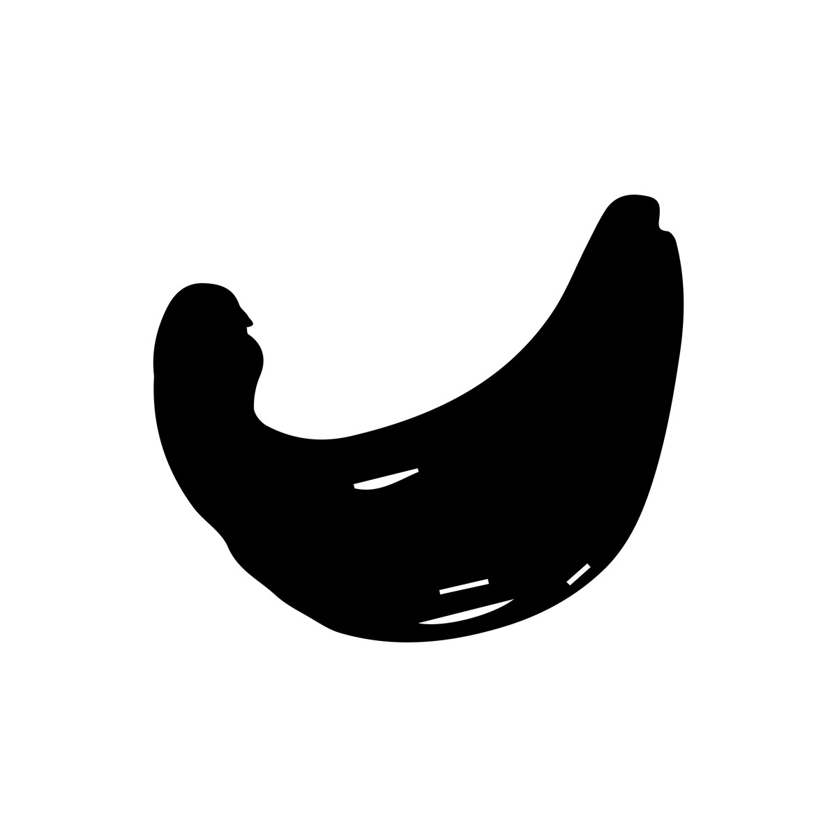 Ilustração de Organic black fluid form em no estilo Scribbles para baixar em PNG, SVG