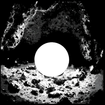 A dragon ball is resting on a rocky surface inside a cave. The ball is emanating a bright glow. Surrounding the ball, numerous crystals of varying shapes and sizes are embedded in the cave walls. The crystals reflect the light from the dragon ball, creating a shimmering display in the cave. The cave has a rough, uneven floor and jagged walls, enhancing the natural feel of the environment. Shadows cast by the glowing ball dance on the cave's surface, adding a sense of depth to the scene.