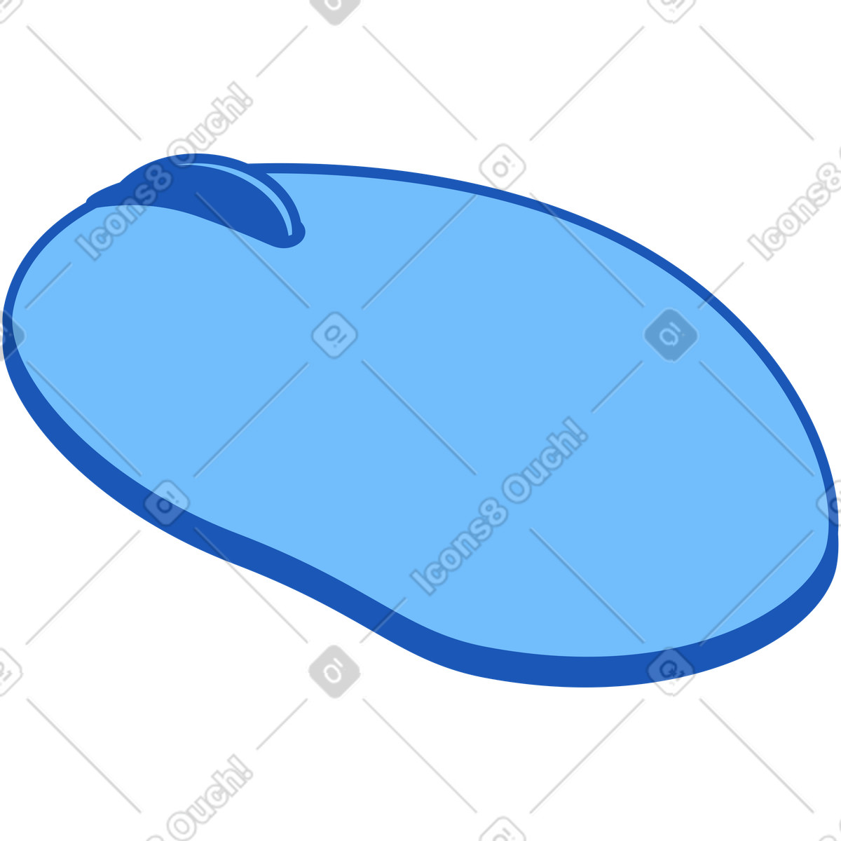 Computer mouse illustration in Storyline style download in PNG, SVG