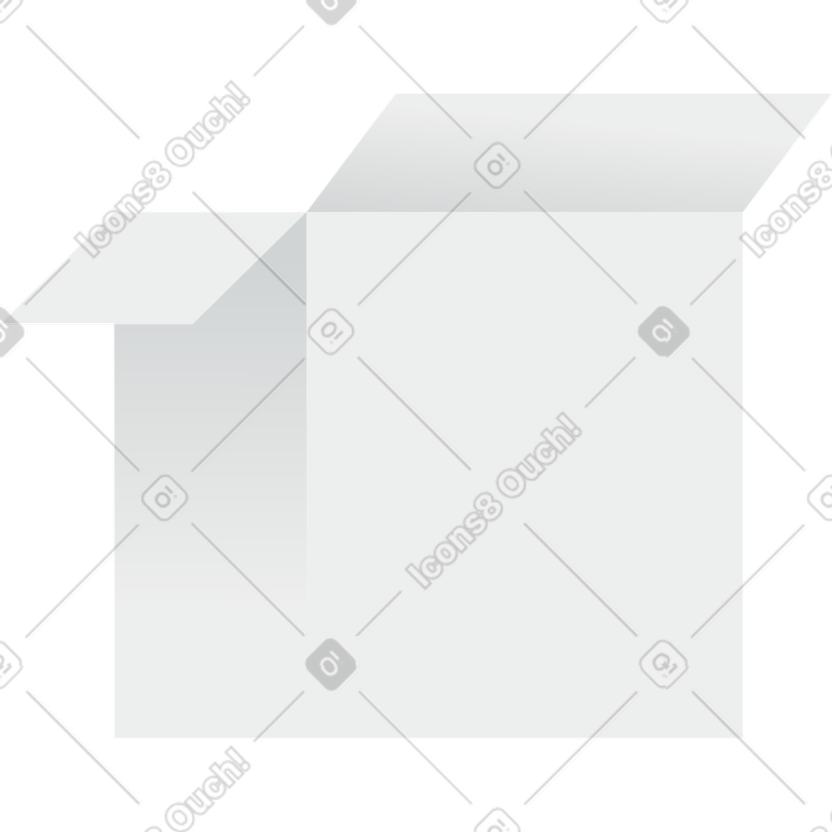 Ilustração de Caixa em no estilo Clip para baixar em PNG, SVG