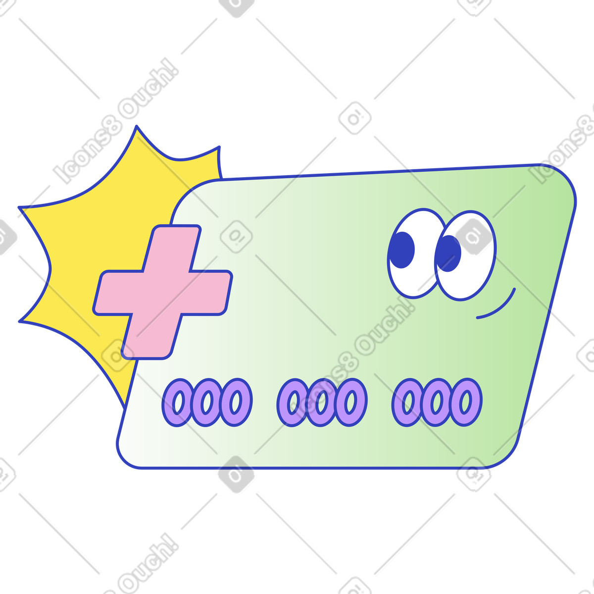 Card payment, Billing information, Transaction details illustration in Eyeful style download in PNG, SVG