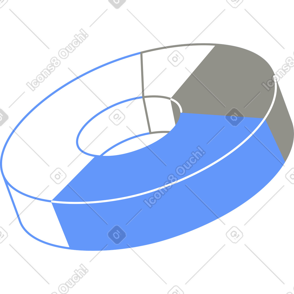Prab-Illustration im Plain-Stil als Download in PNG, SVG