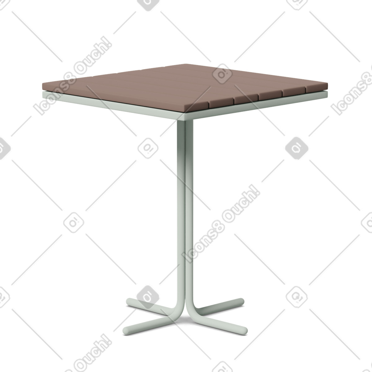 Ilustração de Green table em no estilo 3D Casual life para baixar em PNG, SVG