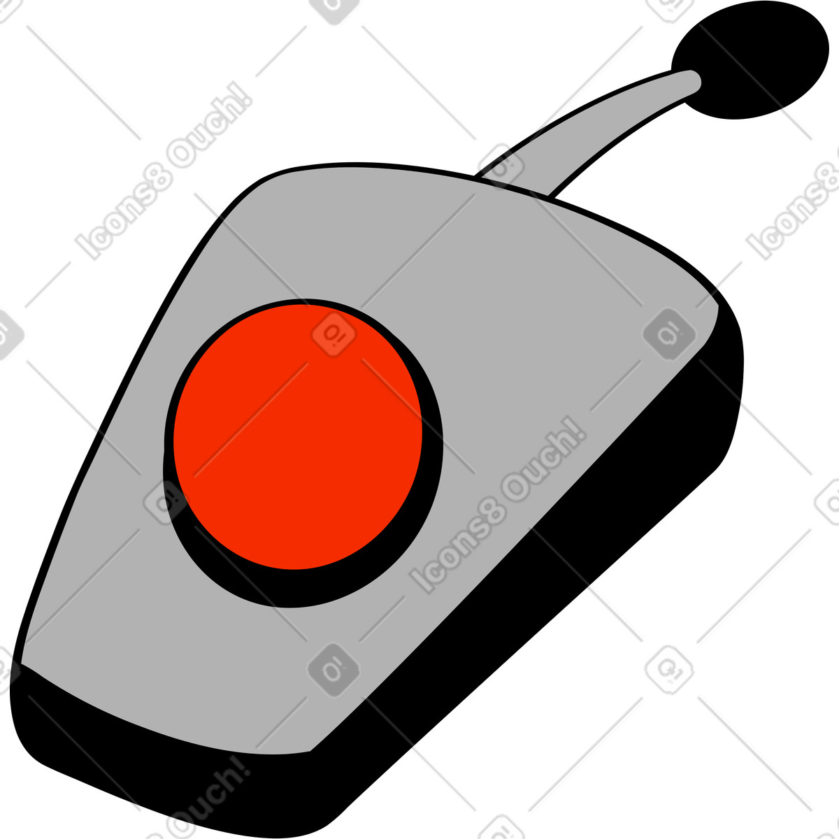 Ilustración Control remoto en estilo Looney a descargar en PNG y SVG