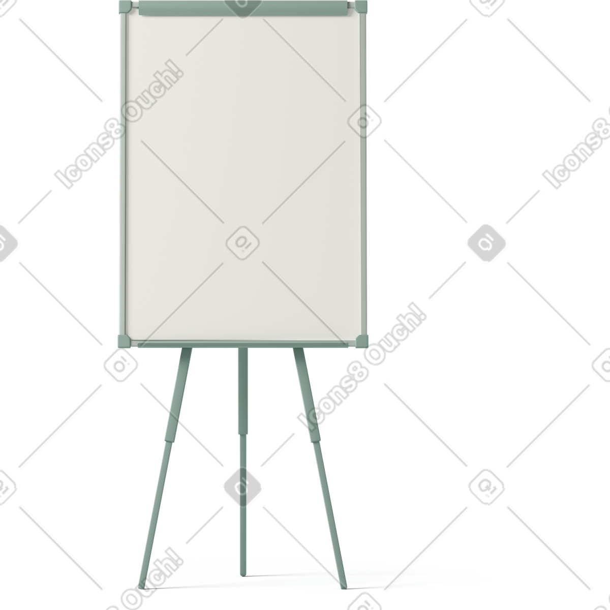 Flipchart illustration in PNG, SVG