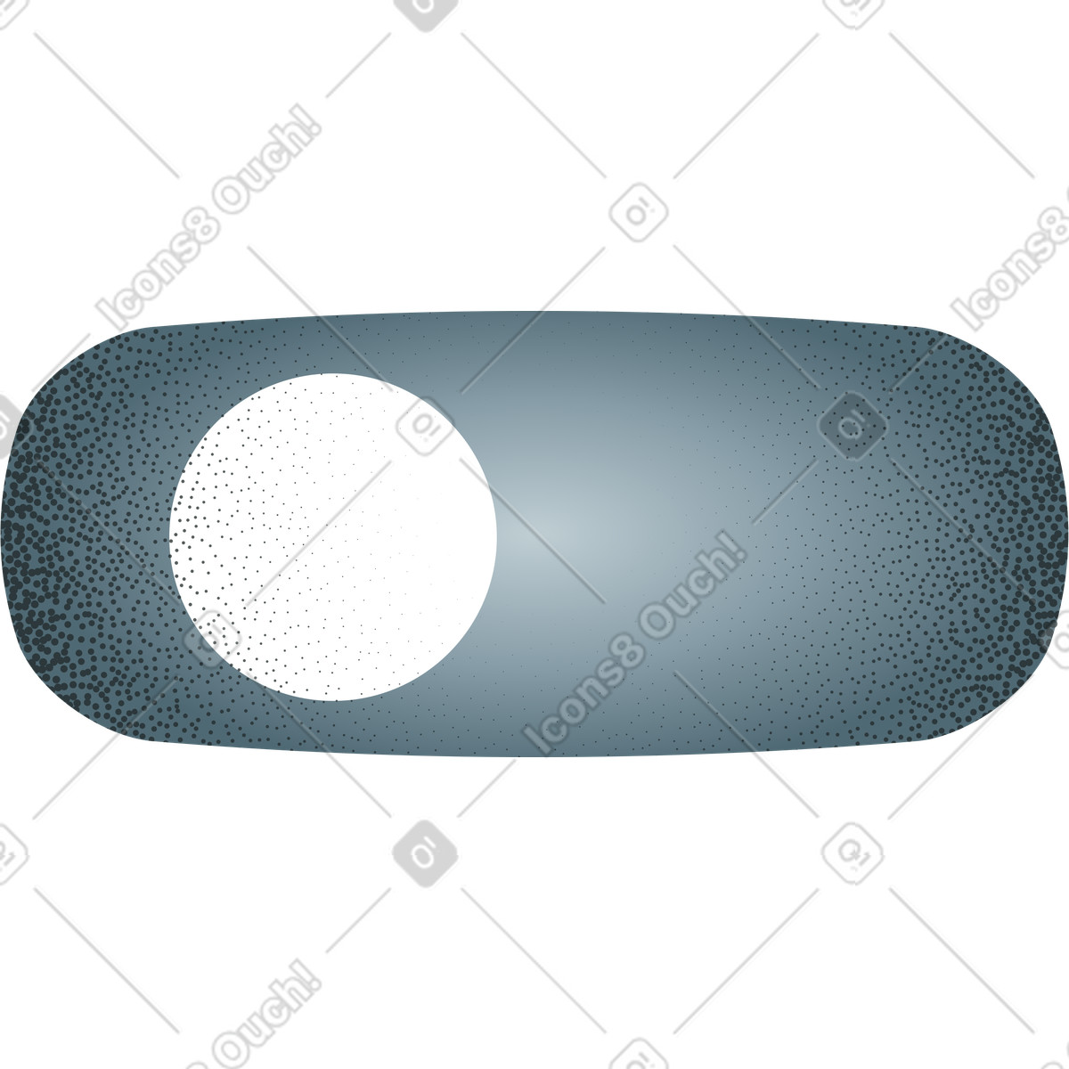Grainy toggle switch illustration in Grain style download in PNG, SVG