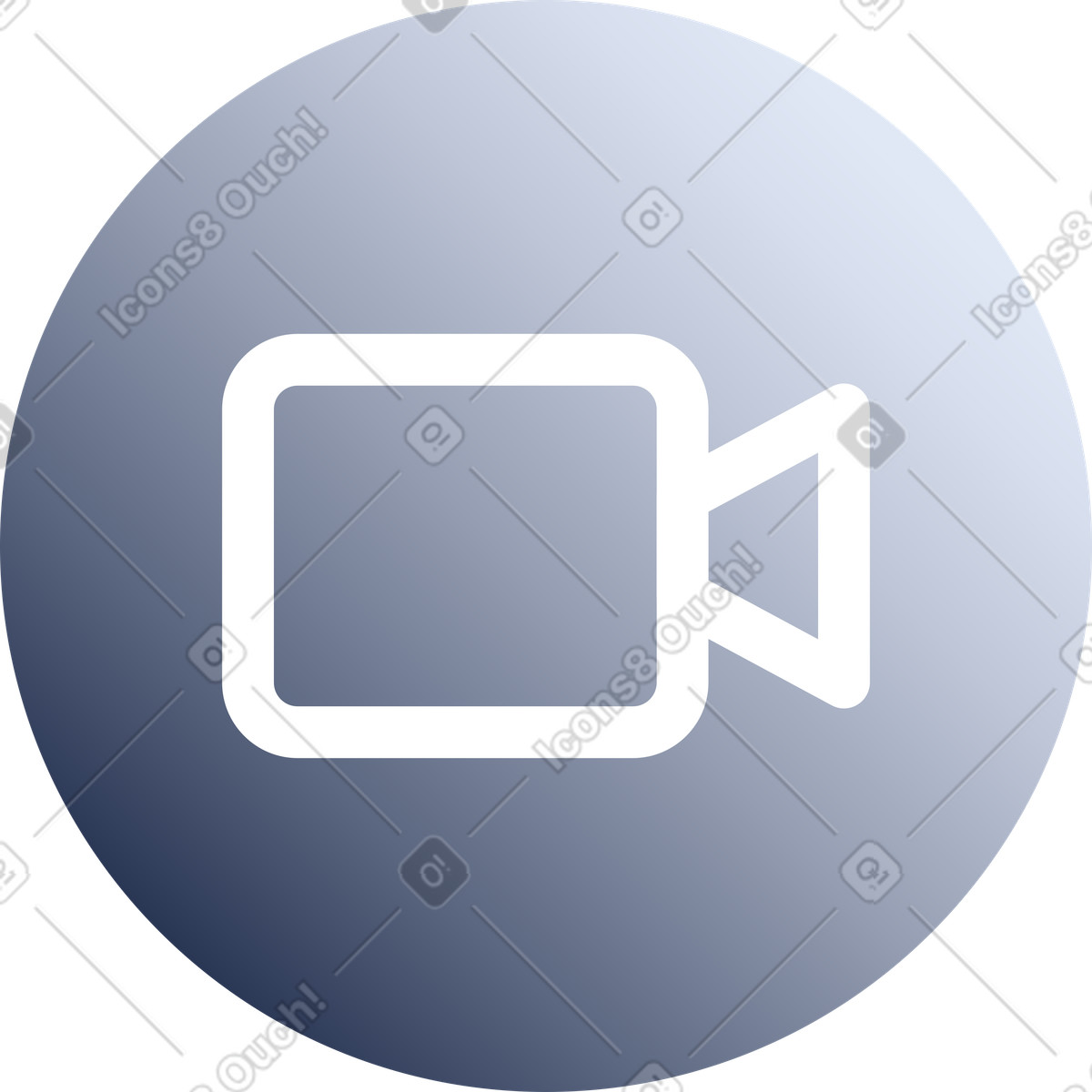 Video-symbol-Illustration im Lucent-Stil als Download in PNG, SVG