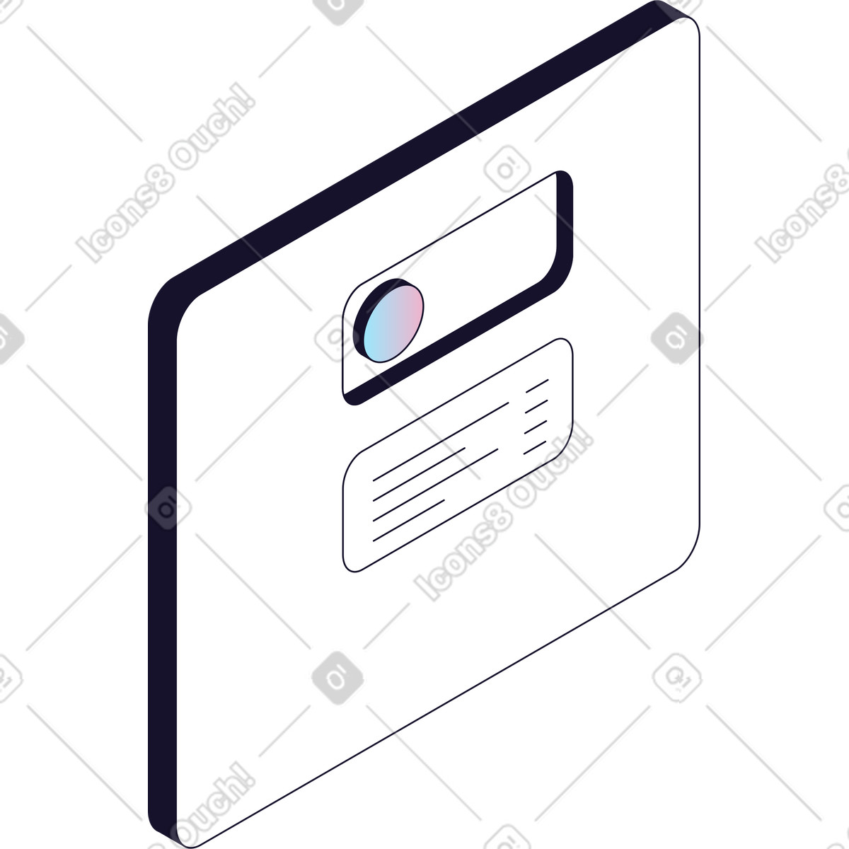 Switch panel illustration in Node style download in PNG, SVG