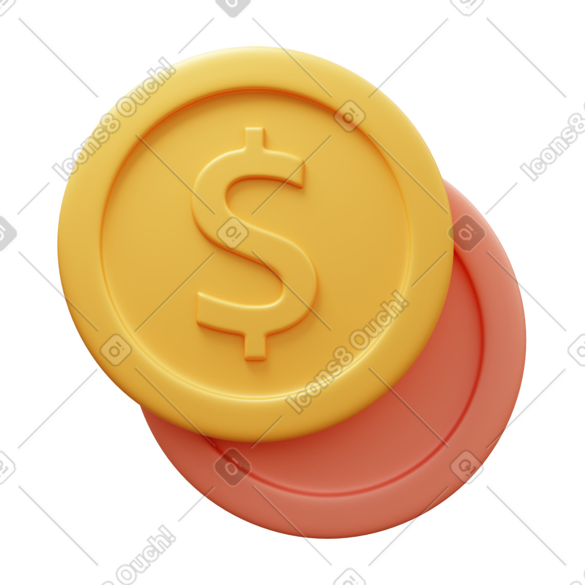 下载 3D Fluency 风格的 Expensive price 动画插图，支持 GIF、Lottie （JSON）、AE 格式