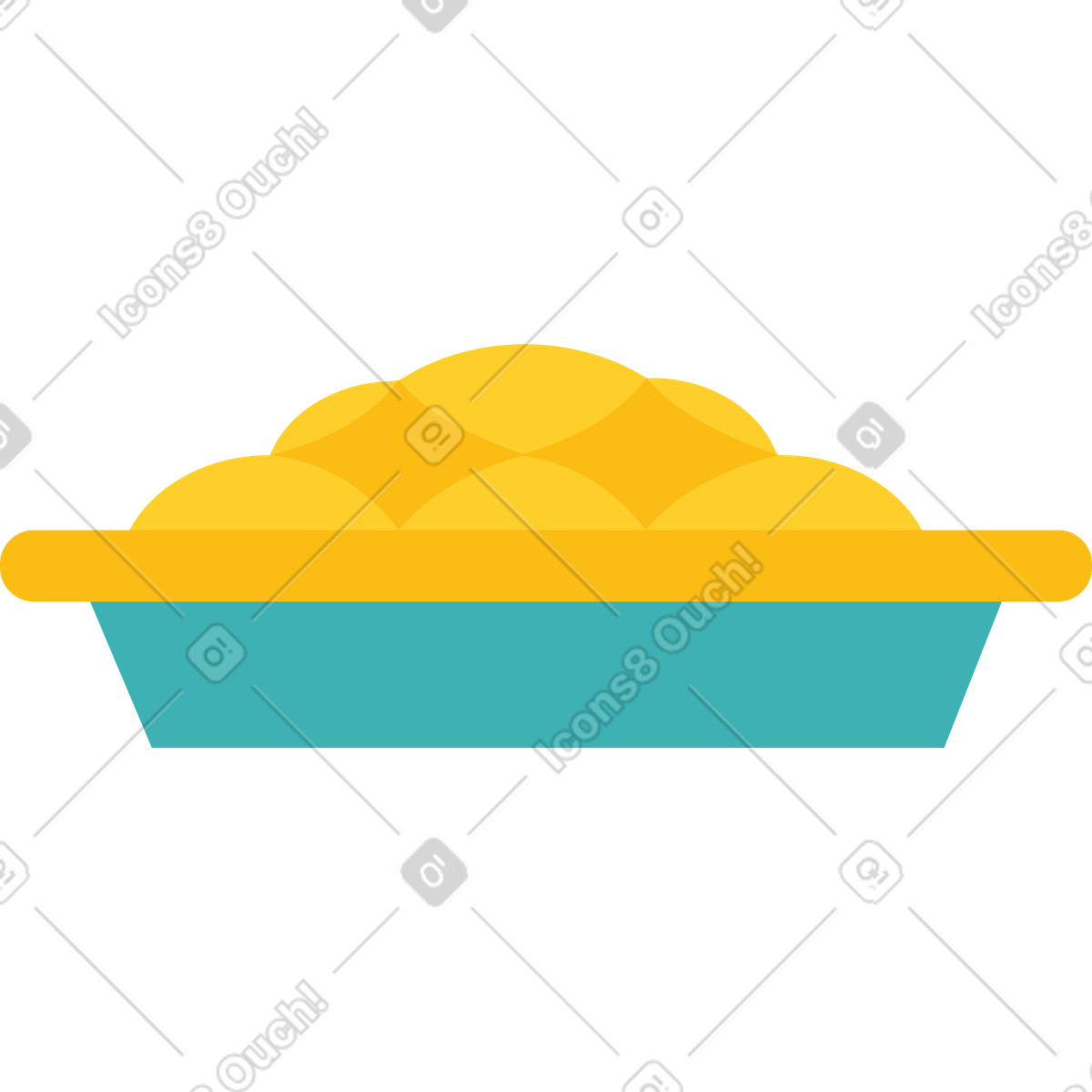 Feiertagskuchen-Illustration im Sammy-Stil als Download in PNG, SVG