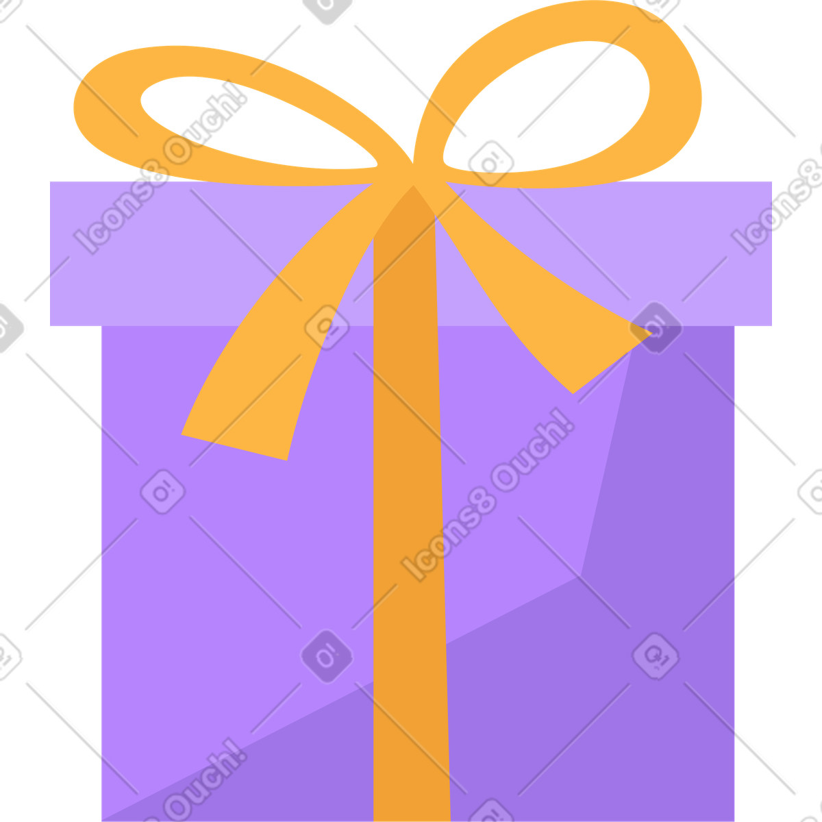 下载 Lagom 风格的 一份圣诞礼物 插画，支持 PNG、SVG 格式