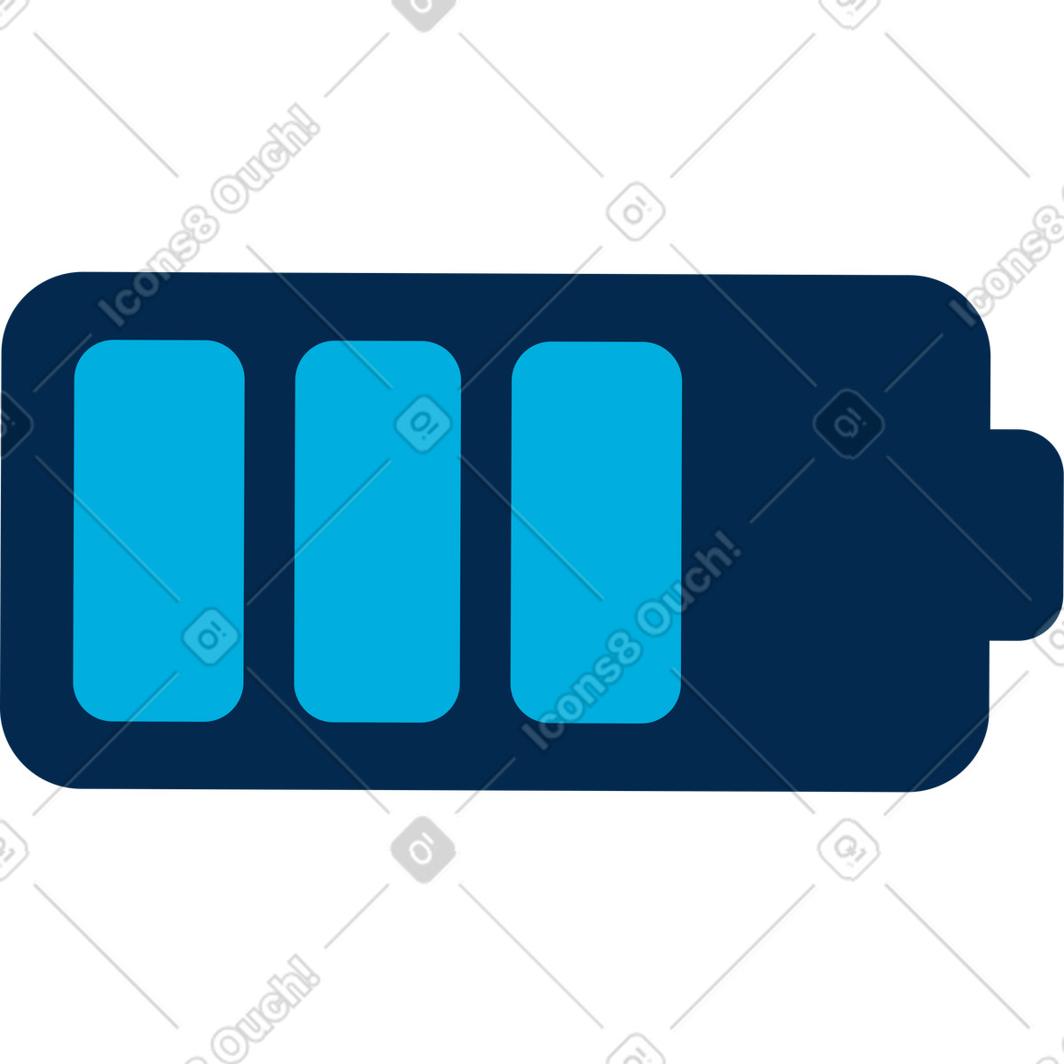 Charging indicator illustration in Flame style download in PNG, SVG