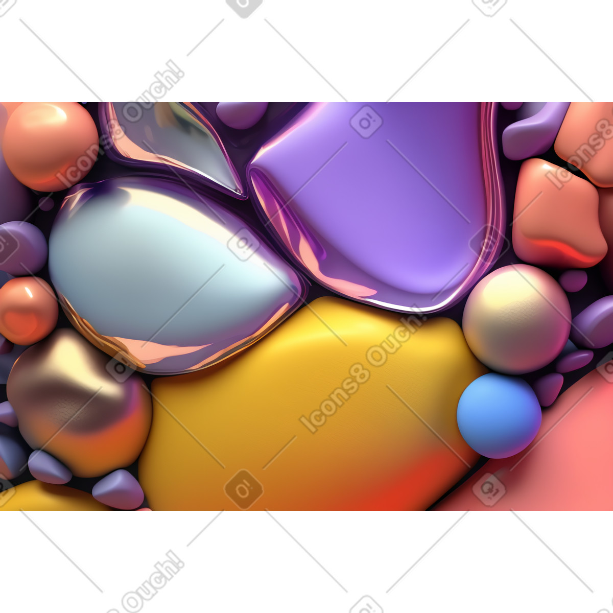 Fondo astratto multicolore illustrazione in stile Experimental scarica in PNG, SVG