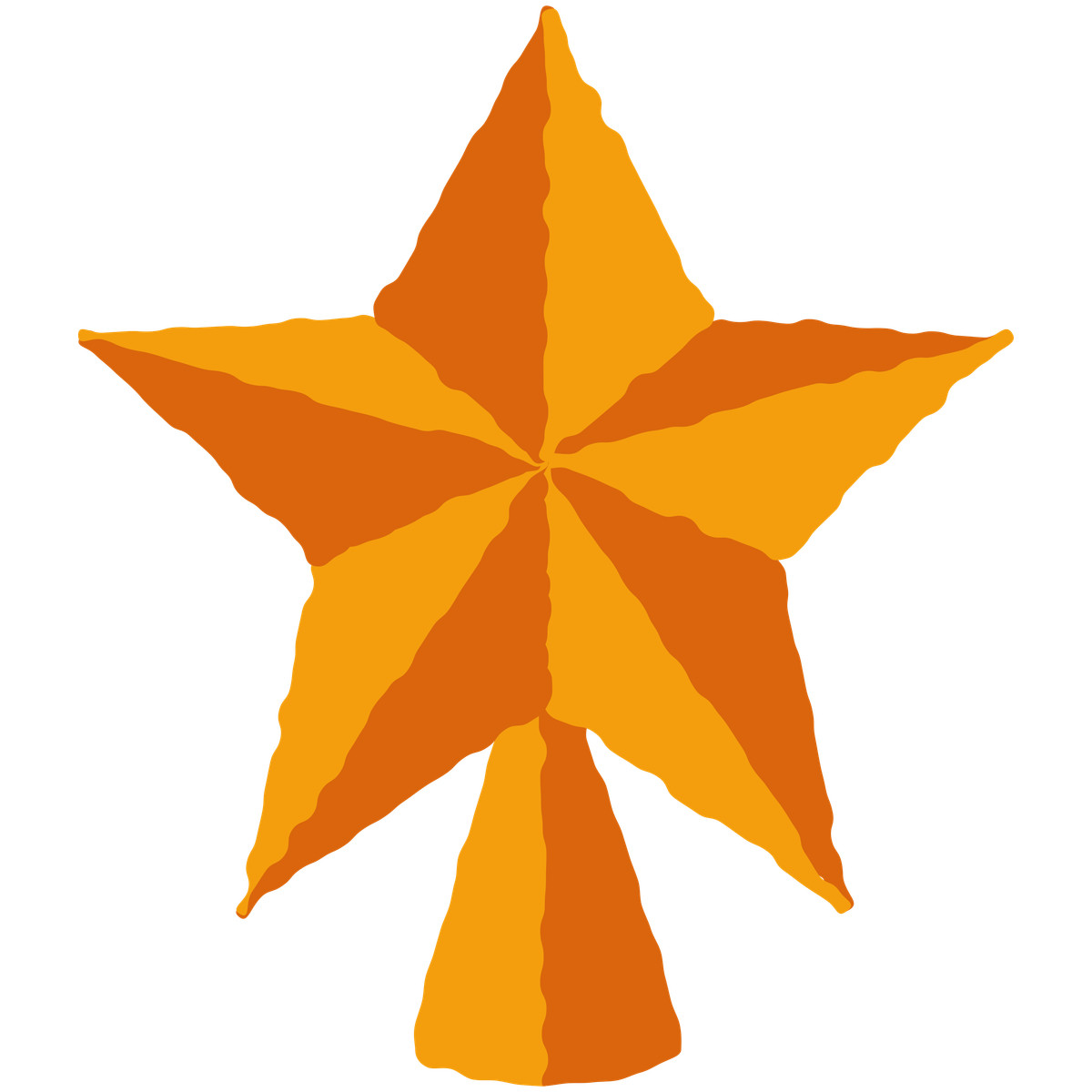 Top tree star-Illustration im Cherry-Stil als Download in PNG, SVG