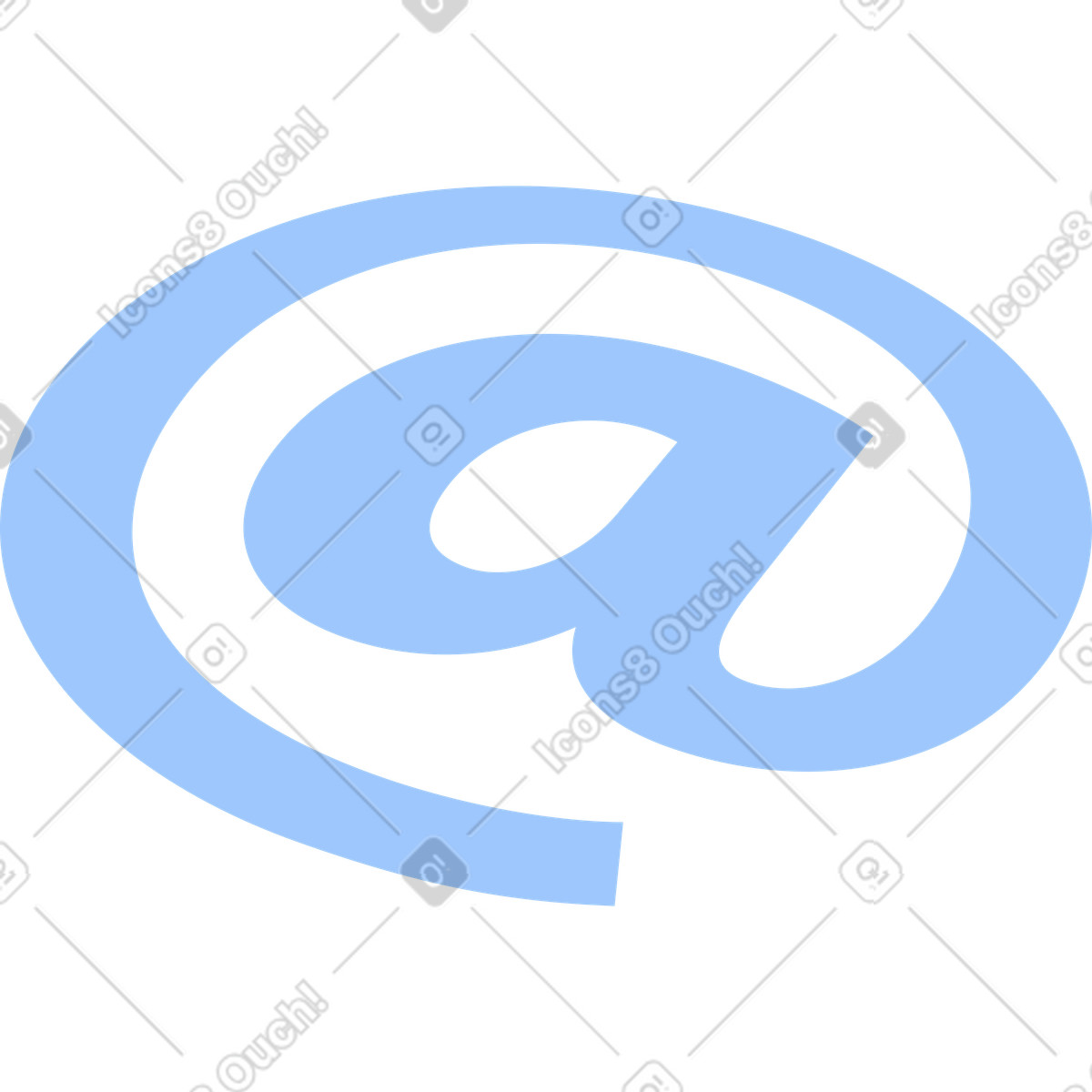 Ilustración Icono de correo en estilo Editorial a descargar en PNG y SVG