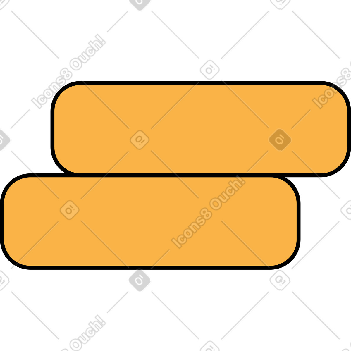 Ilustración Dos monedas en estilo Bloom a descargar en PNG y SVG
