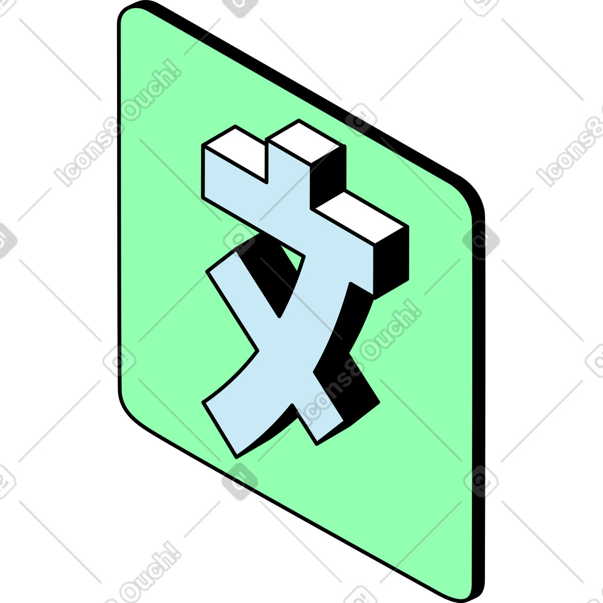Ilustração de Letras texto hieróglifo em no estilo Project para baixar em PNG, SVG