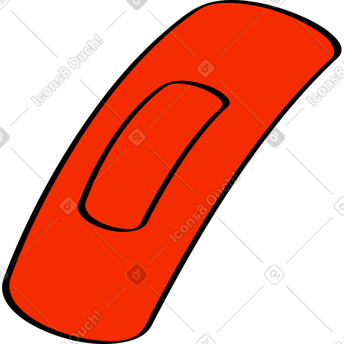Illustration Pansement adhesif dans le style Looney à télécharger aux formats PNG, SVG