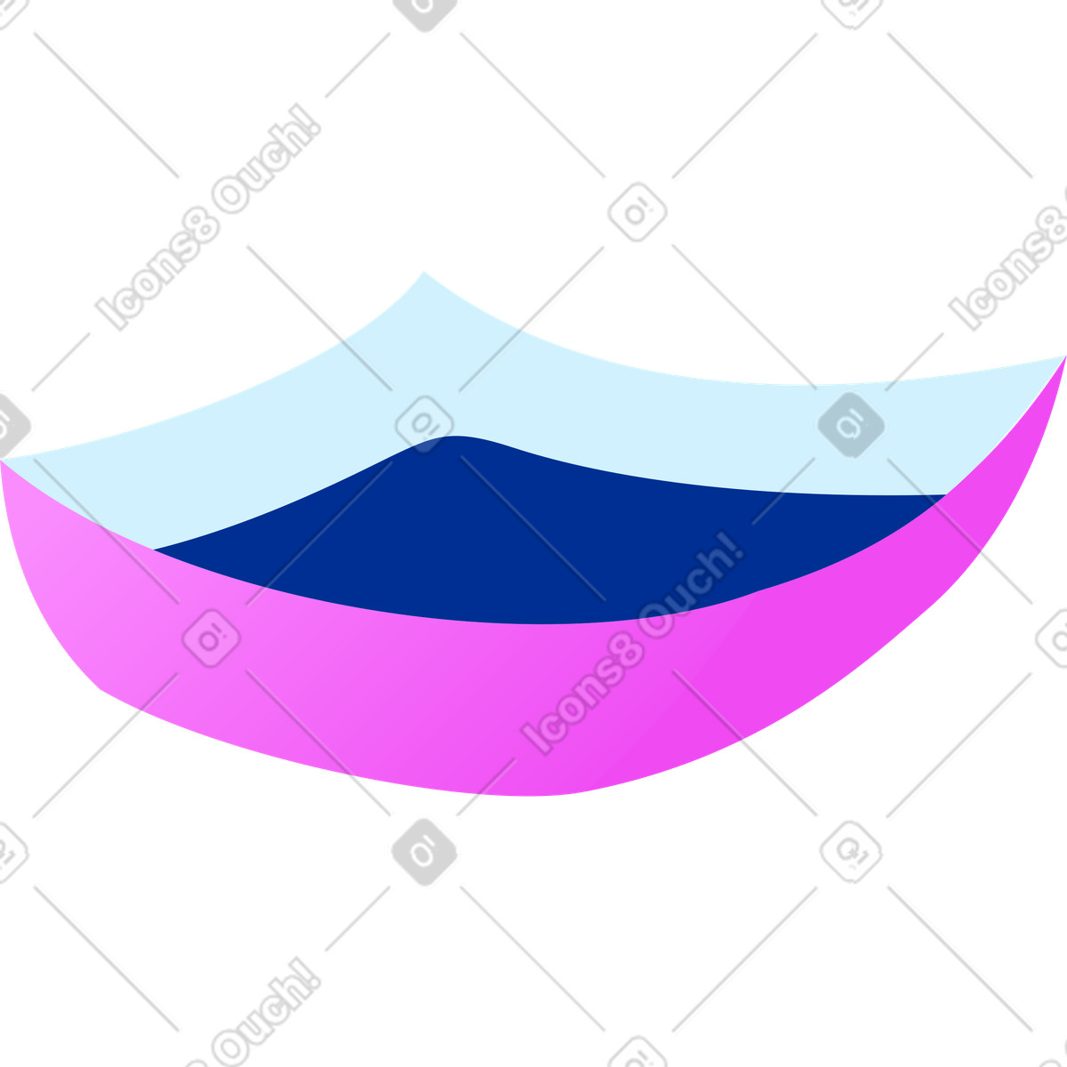 Teller mit sojasauce-Illustration im Glossy-Stil als Download in PNG, SVG
