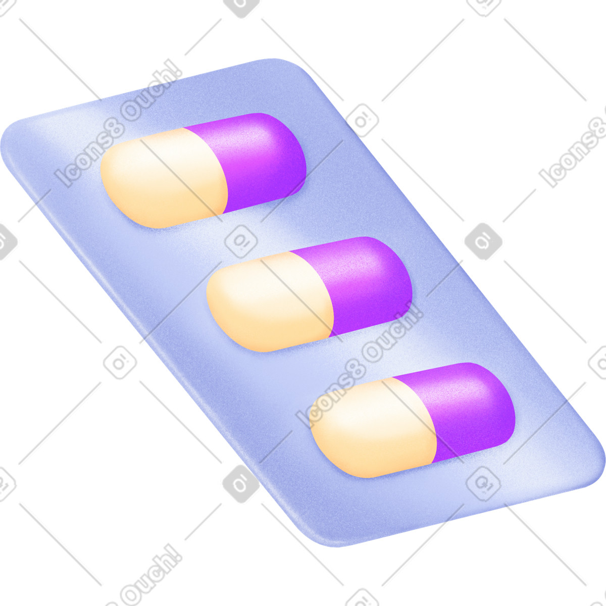 下载 Smart 风格的 药丸水泡 插画，支持 PNG、SVG 格式