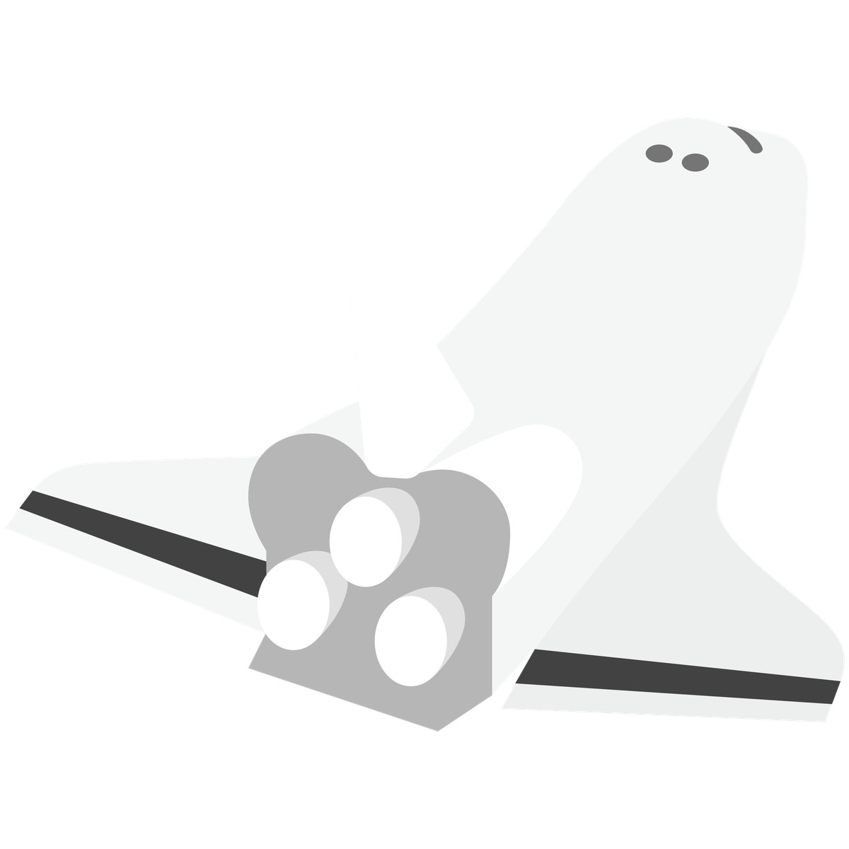下载 Fogg 风格的 Spaceship 插画，支持 PNG、SVG 格式