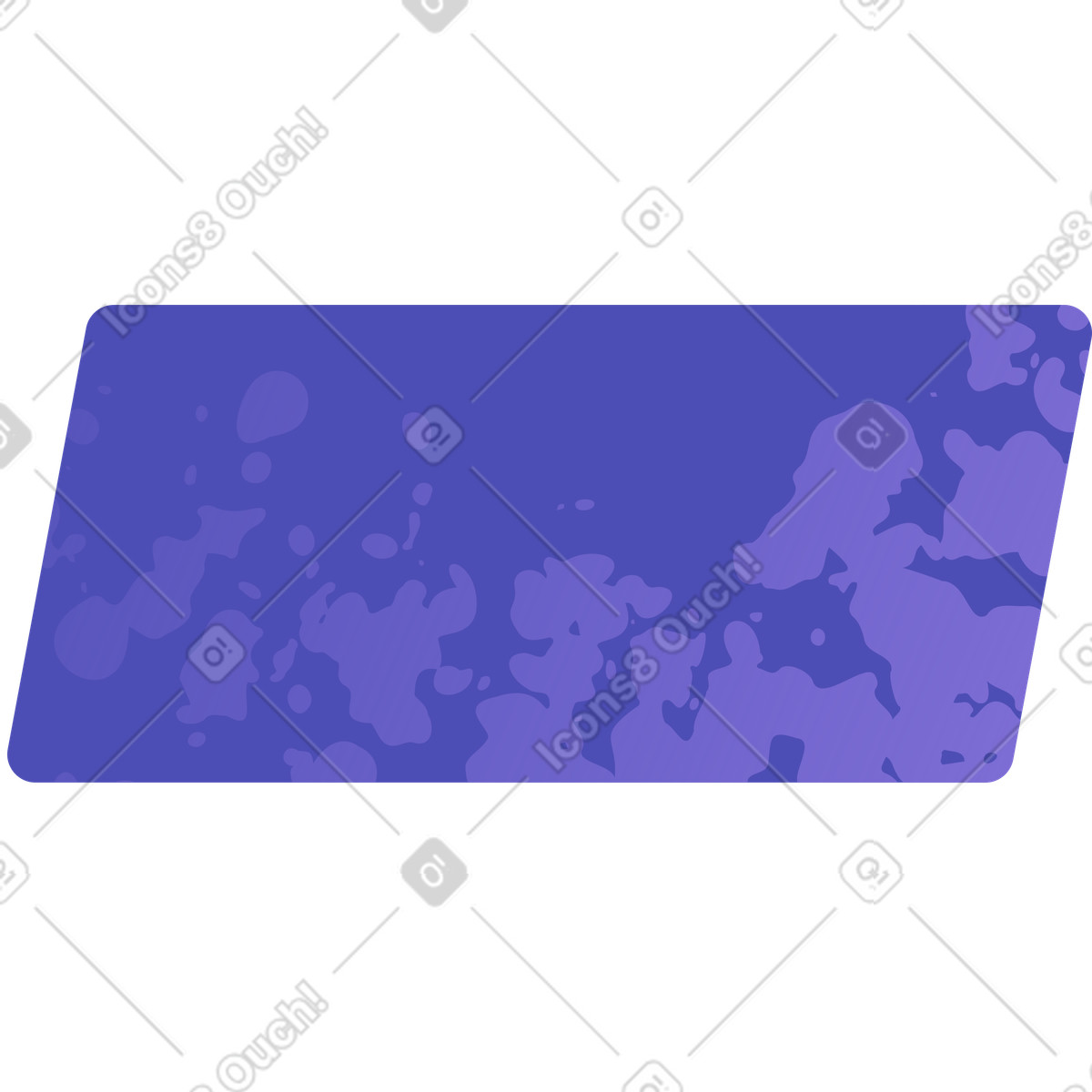 Purple shape with texture illustration in Bright style download in PNG, SVG
