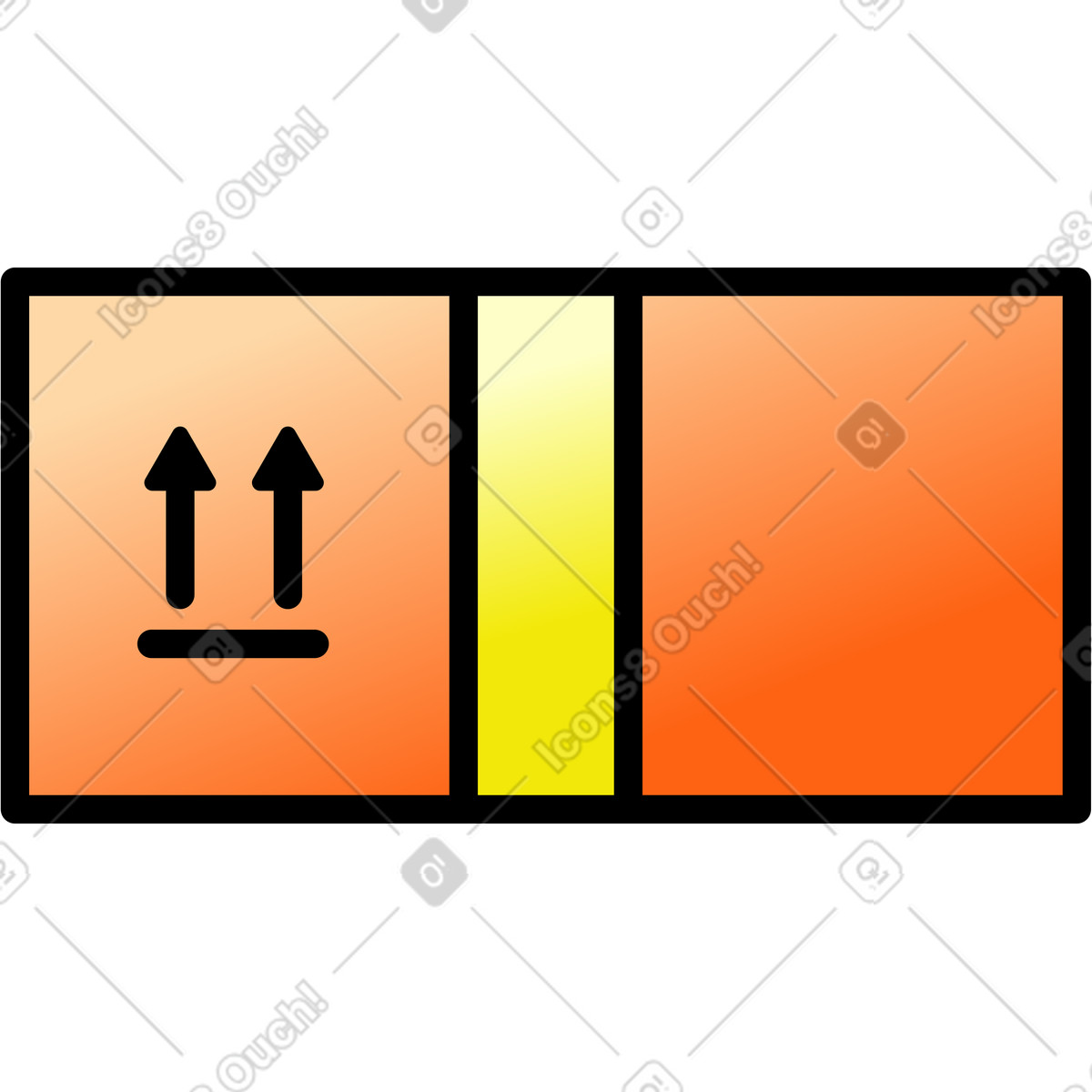Illustration Petite boîte à colis dans le style Pocus télécharger aux formats PNG, SVG