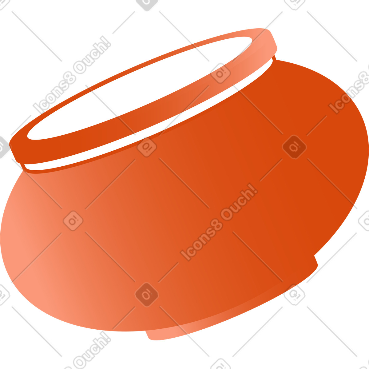 下载 Orange 风格的 橙色大锅 插画，支持 PNG、SVG 格式