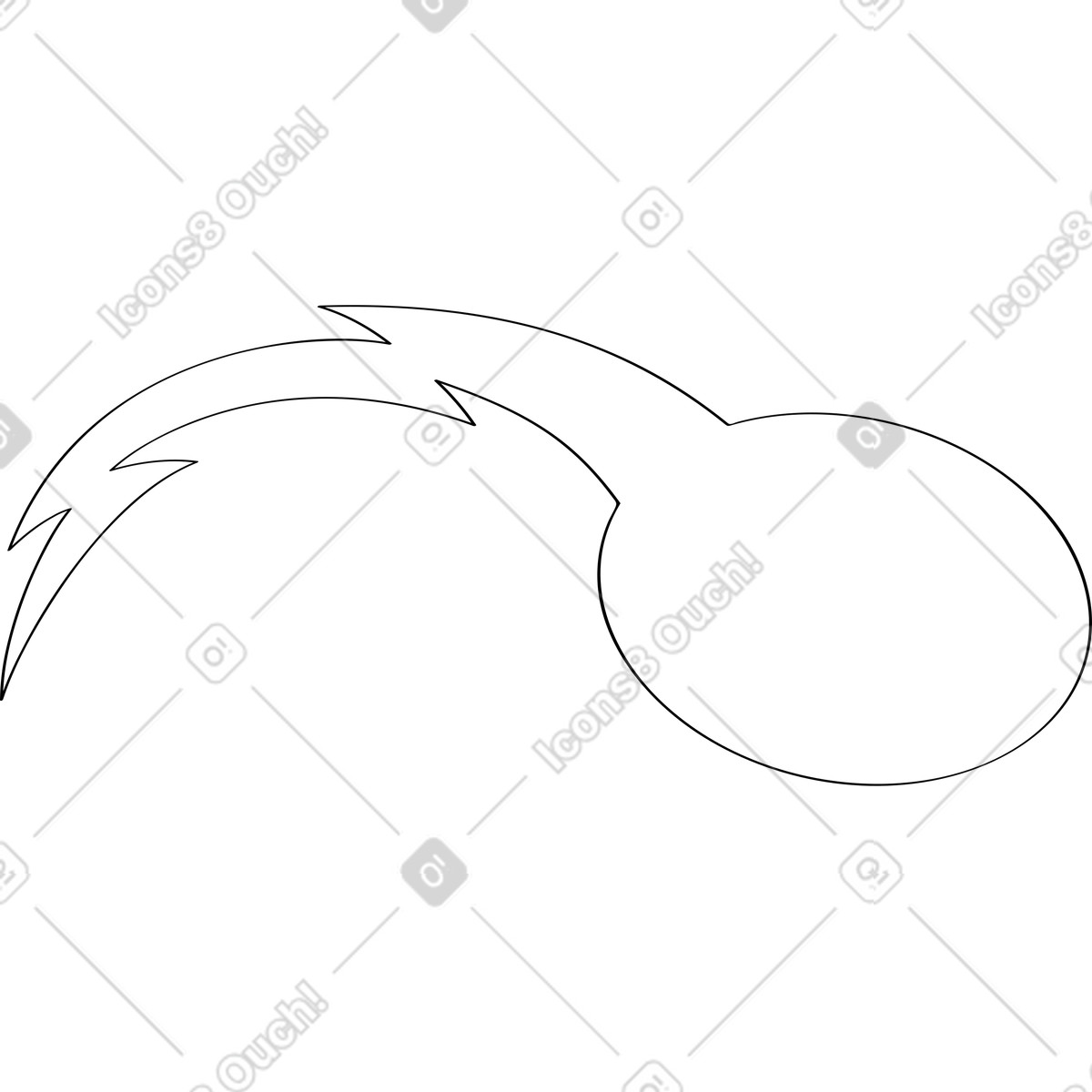 下载 Looney 风格的 思想泡泡 插画，支持 PNG、SVG 格式